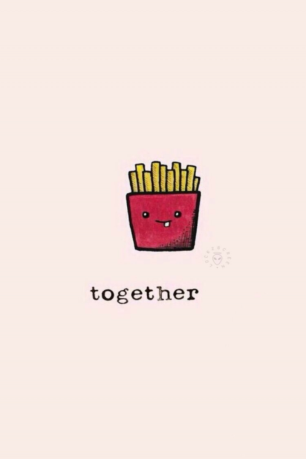 Burger and fries  Best friend wallpaper, Friends wallpaper, Cute