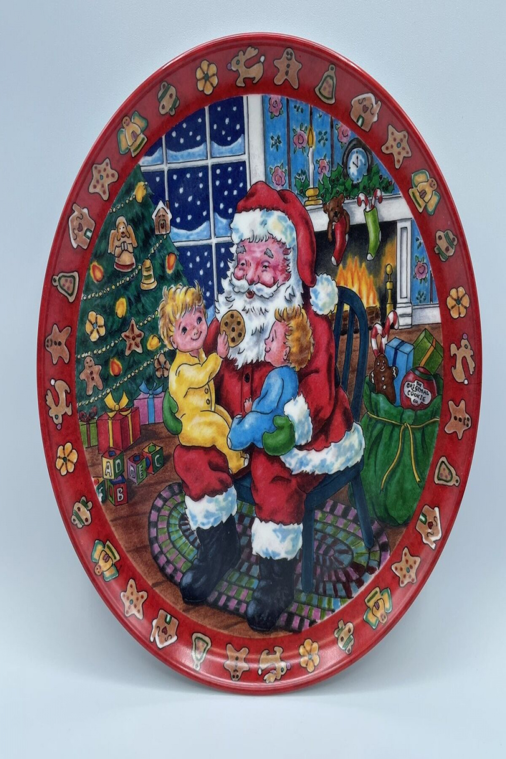 Christmas Cookies For Santa Melamine ” Plate Original Cookie Co