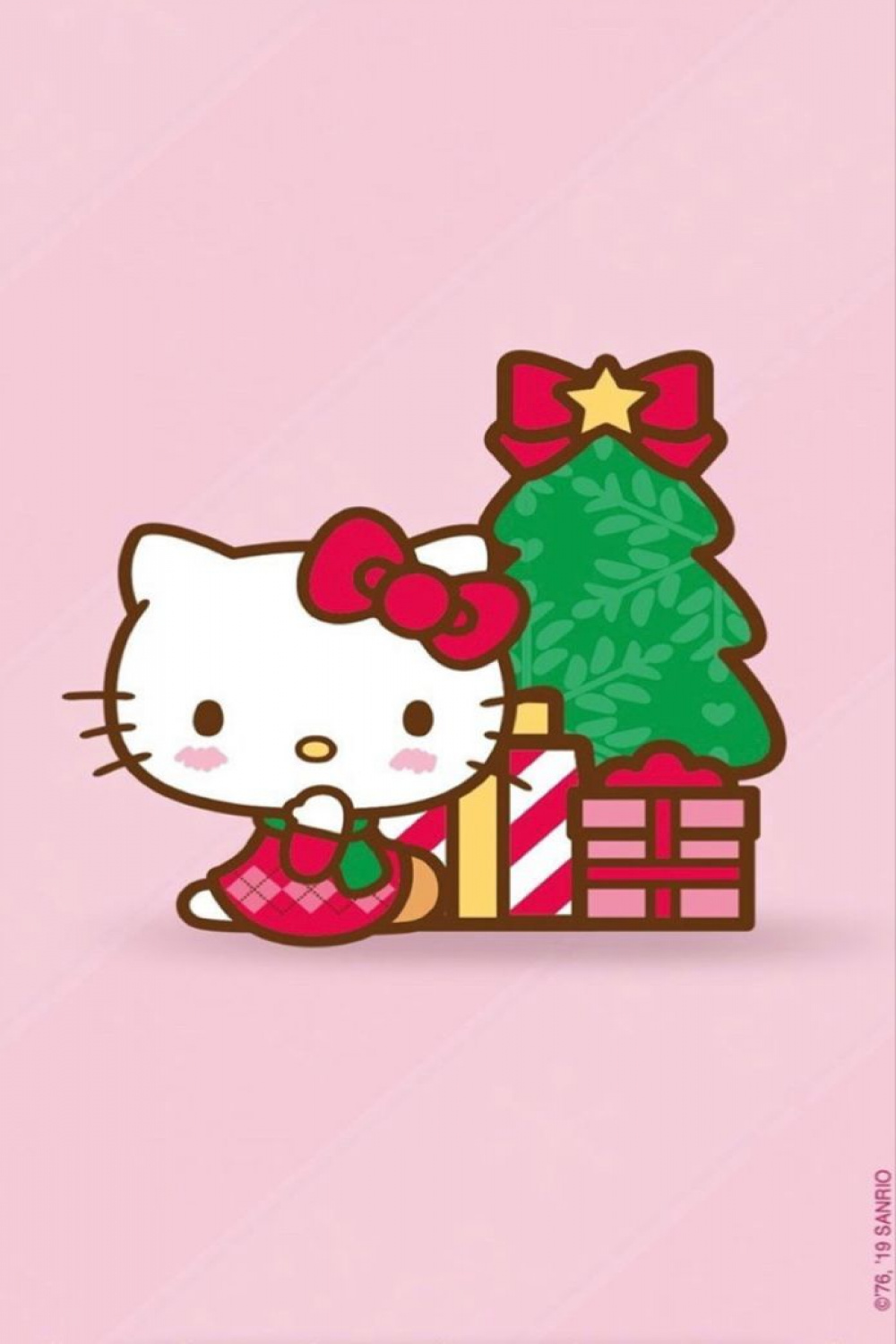 Christmas hellokitty  Hello kitty iphone wallpaper, Hello kitty