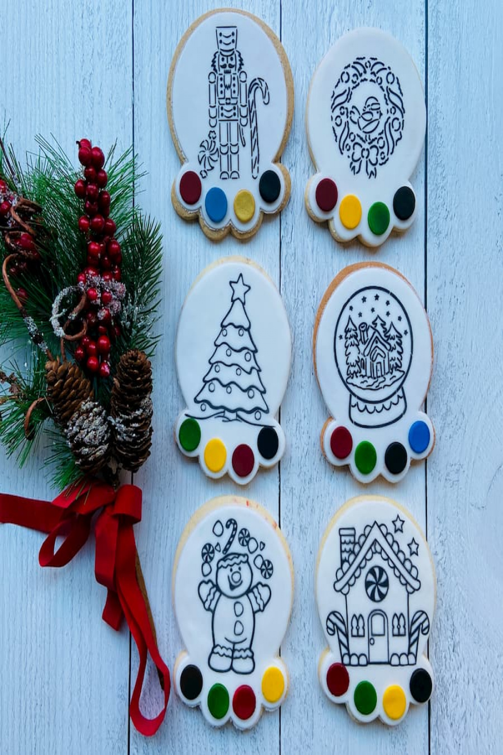 Christmas Paint-Your-Own Cookies - The Chocolate Dozen LLC