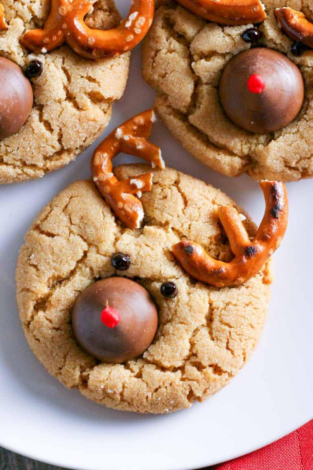 Christmas Peanut Blossom Cookies