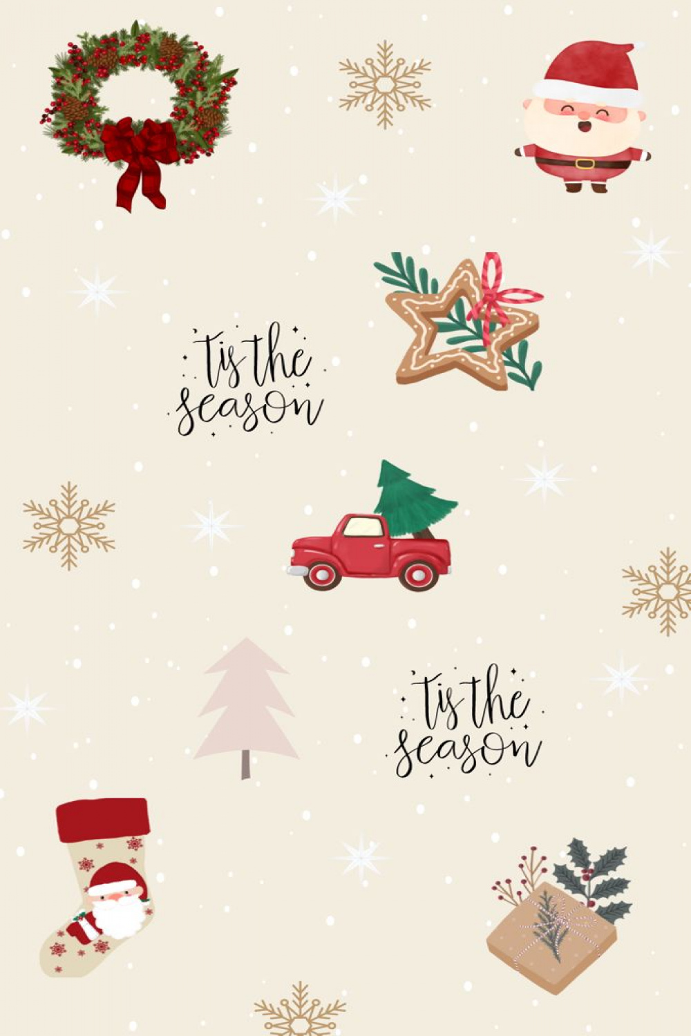 Christmas wallpaper in   Cute christmas wallpaper, Christmas