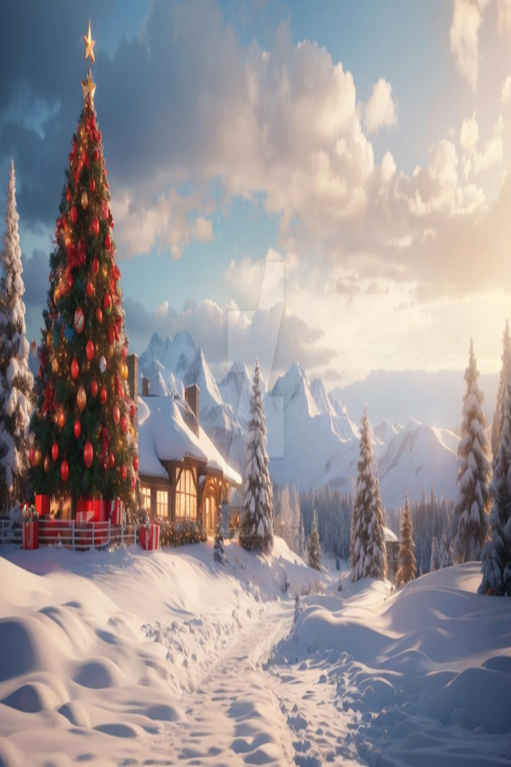 Christmas winter nature wallpaper by xRebelYellx on DeviantArt