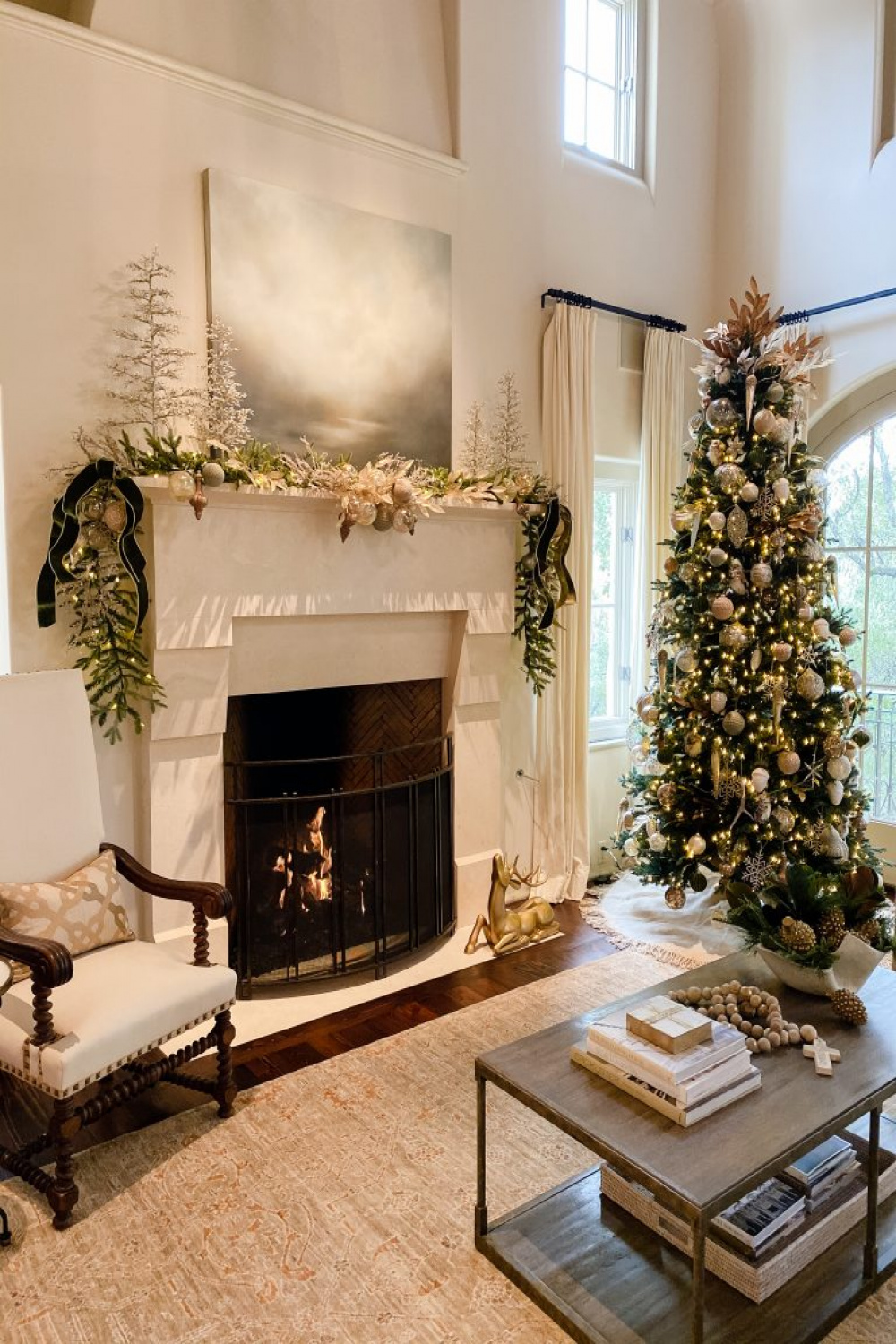 Classic and Elegant Christmas Install - Heather Scott Home & Design