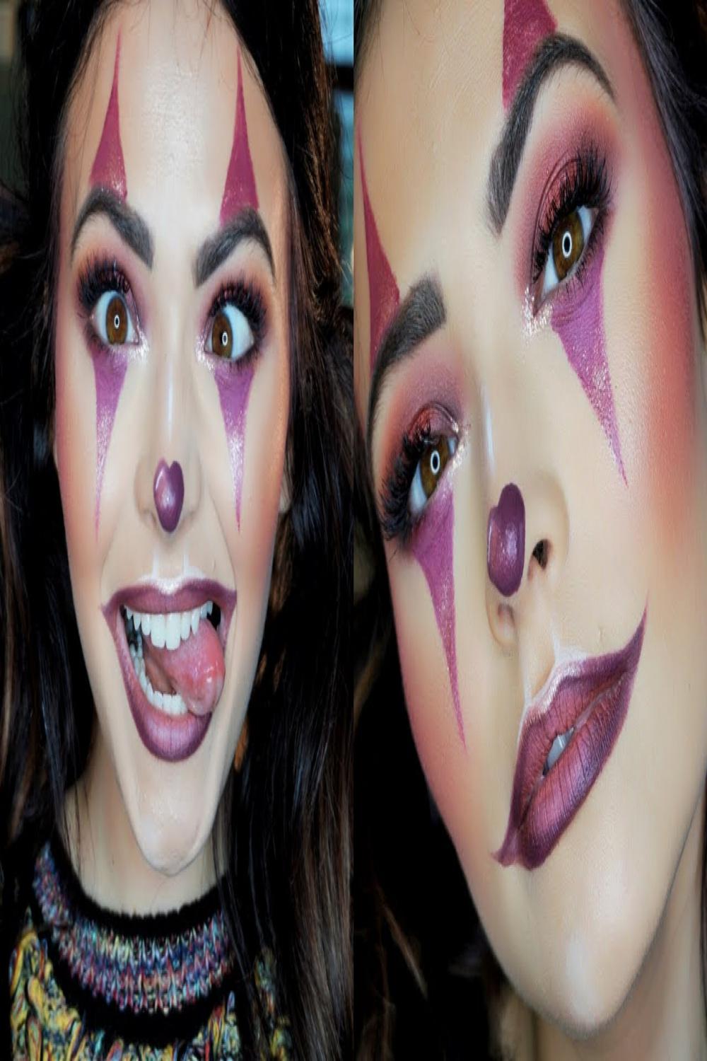 Cute Clown Halloween Makeup Tutorial