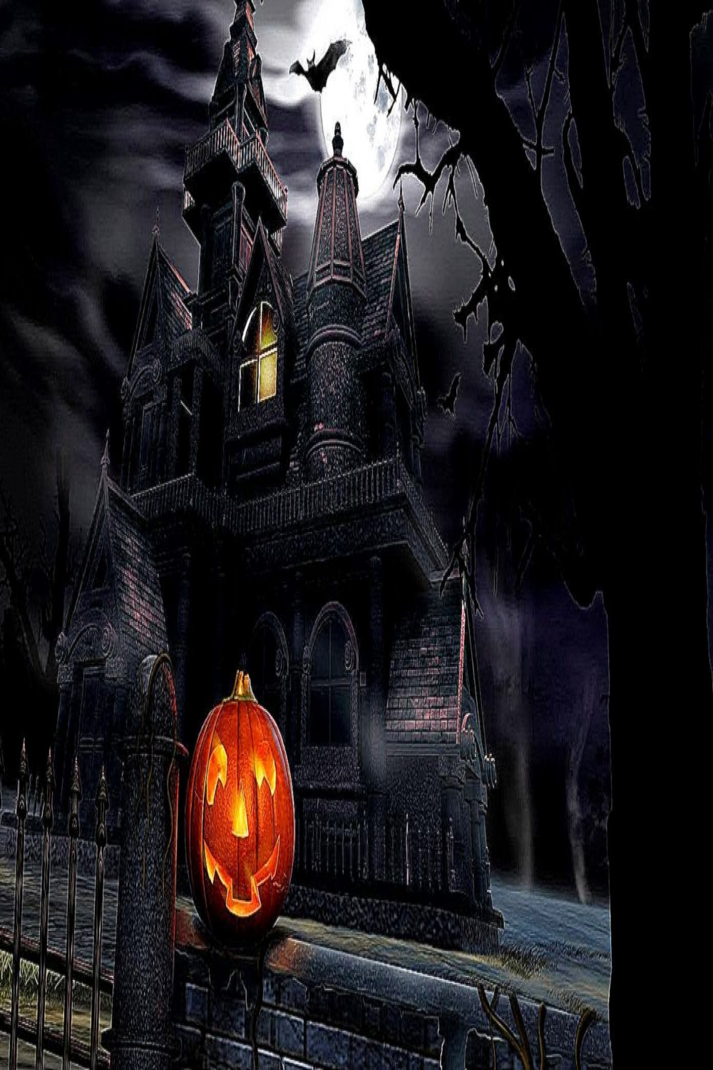 D Animated Wallpaper Halloween  Halloween desktop wallpaper