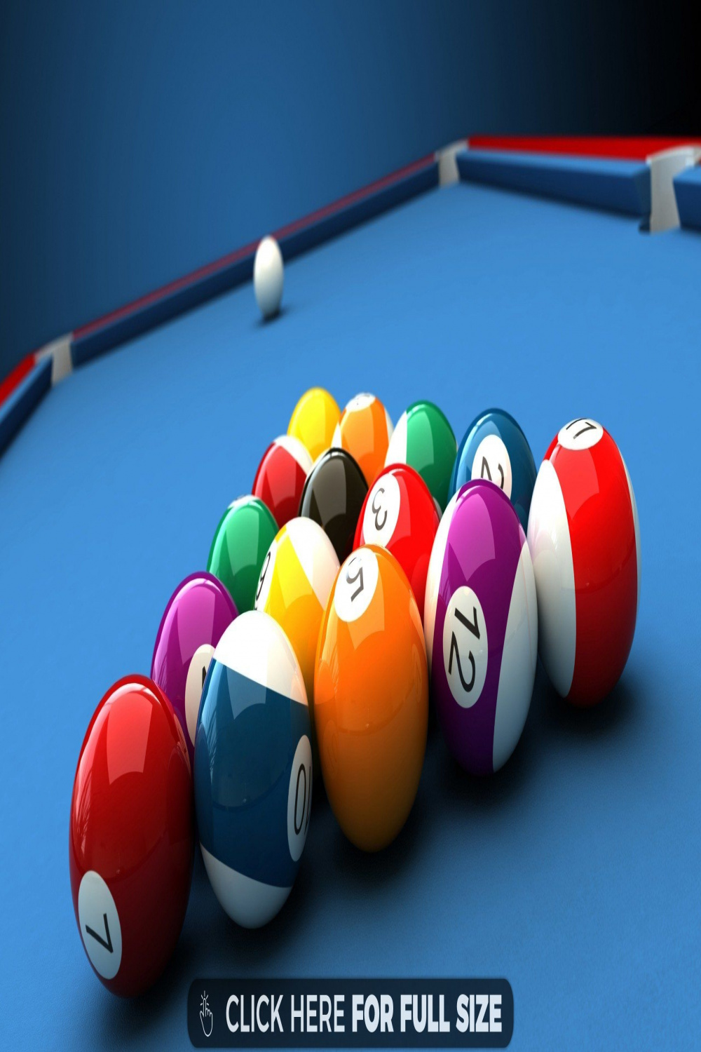 D Ball Pool HD wallpaper  Billiards, Pool balls, Billiards game