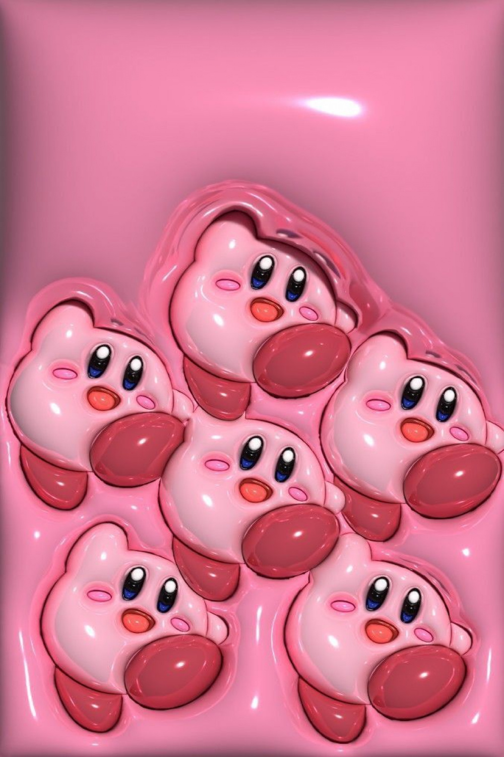 D KIRBY WALLPAPER in 202  Creative iphone wallpapers, Jelly