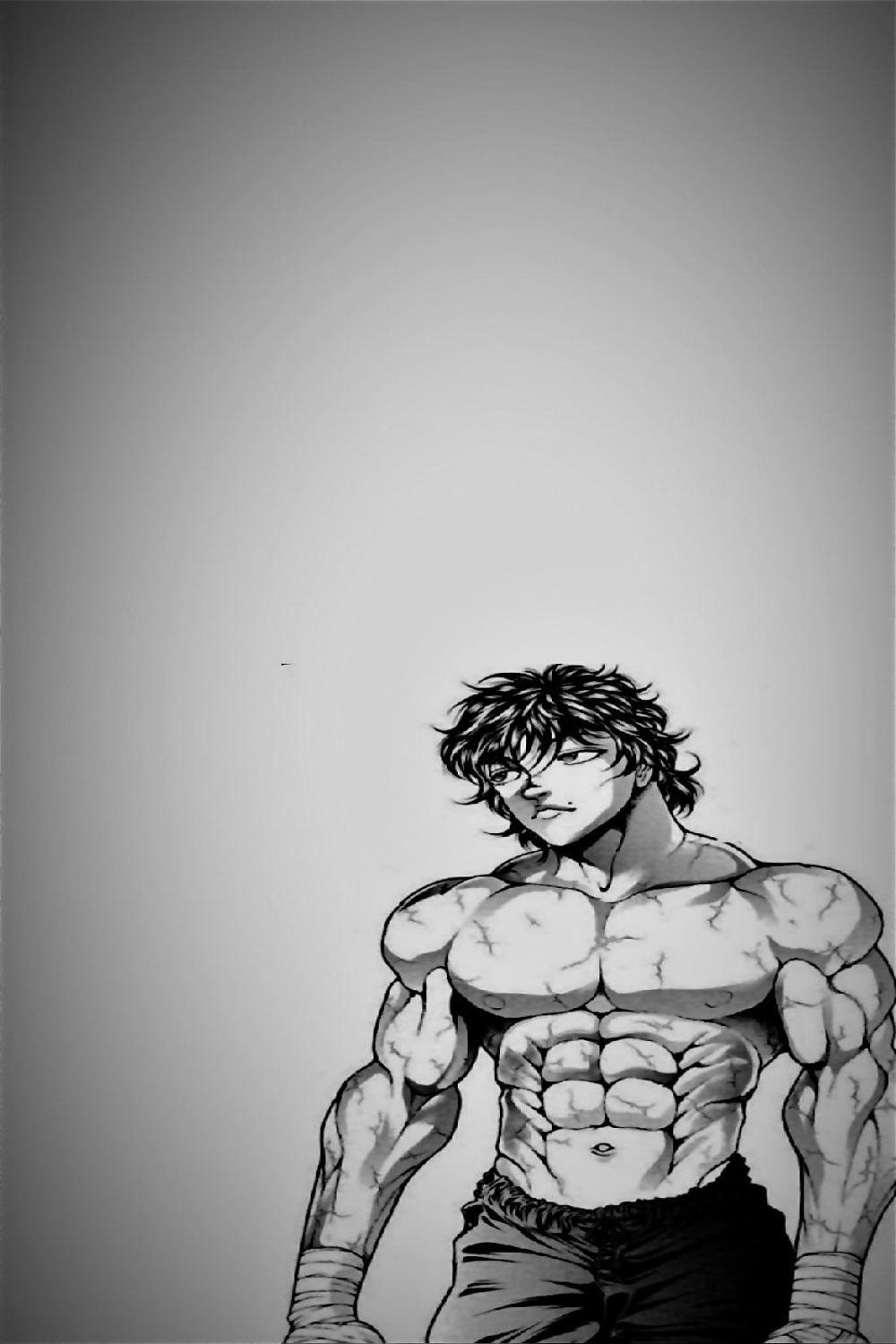 Didnt see any wallpapers of baki that I liked so I made my own : r