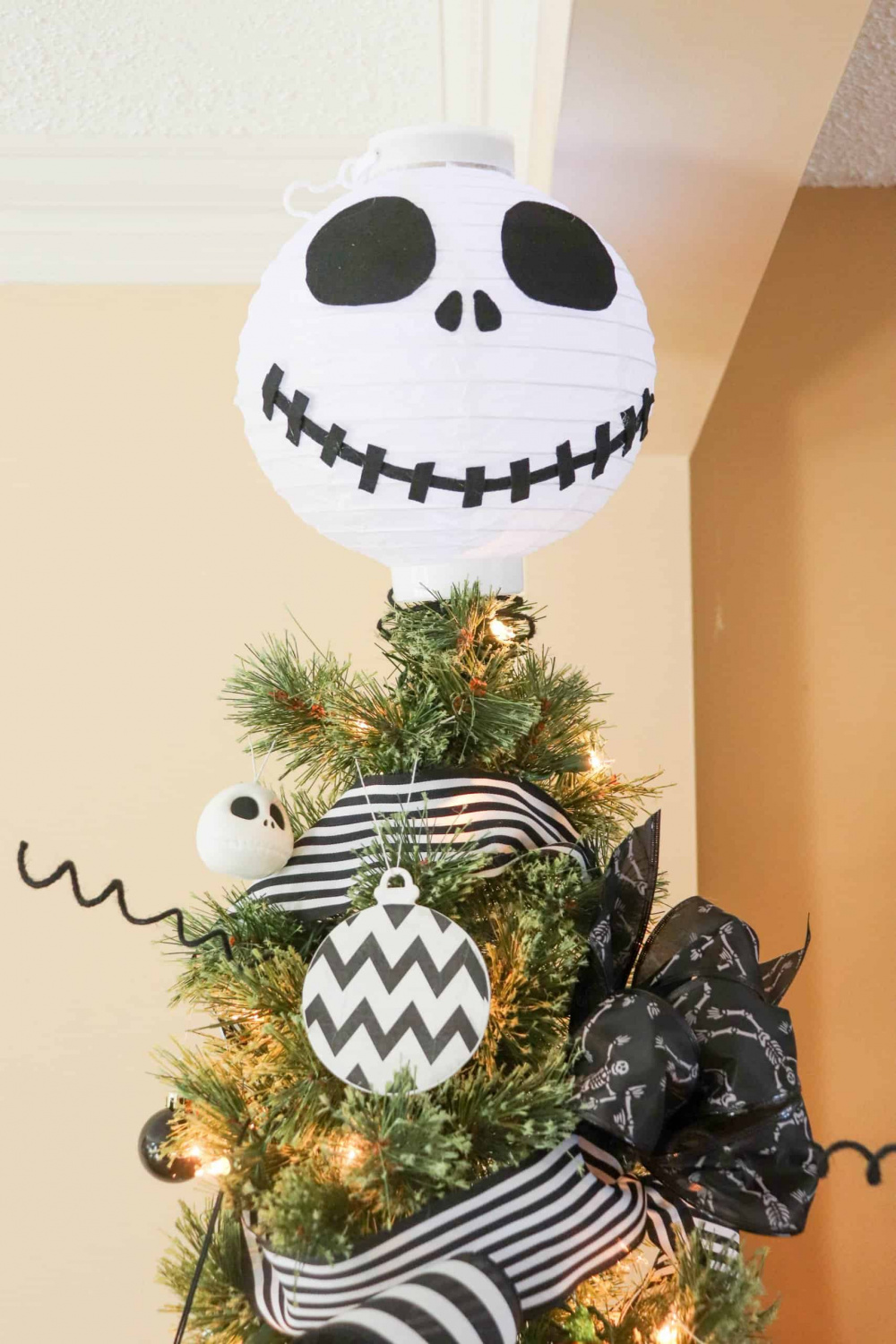 DIY Nightmare Before Christmas Tree » Homemade Heather