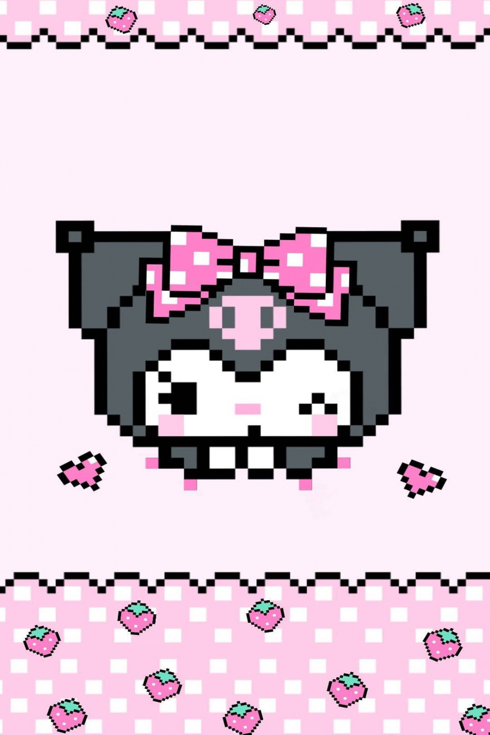 Download Sanrio Pixel Art Kuromi Wallpaper  Wallpapers