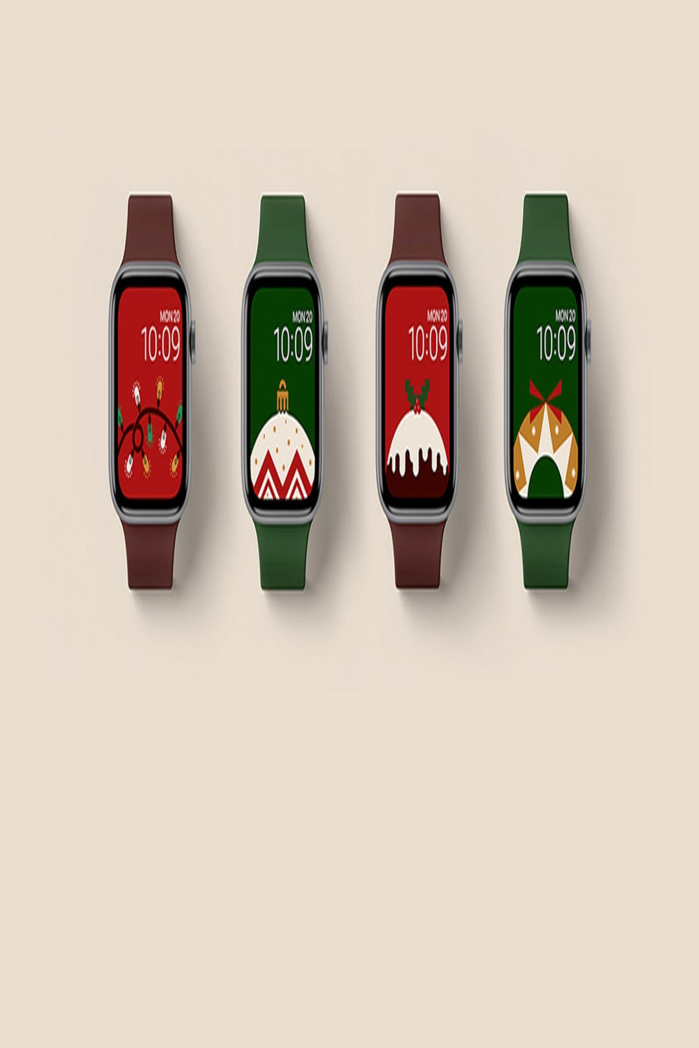 FREE Xmas themed Apple Watch Wallpapers!