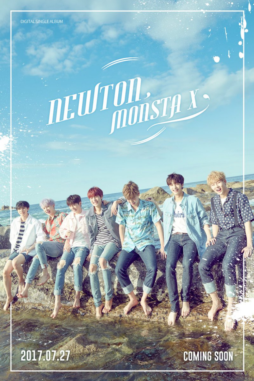 FULL HQ] MONSTA X teaser photos for Special Summer Song "Newton