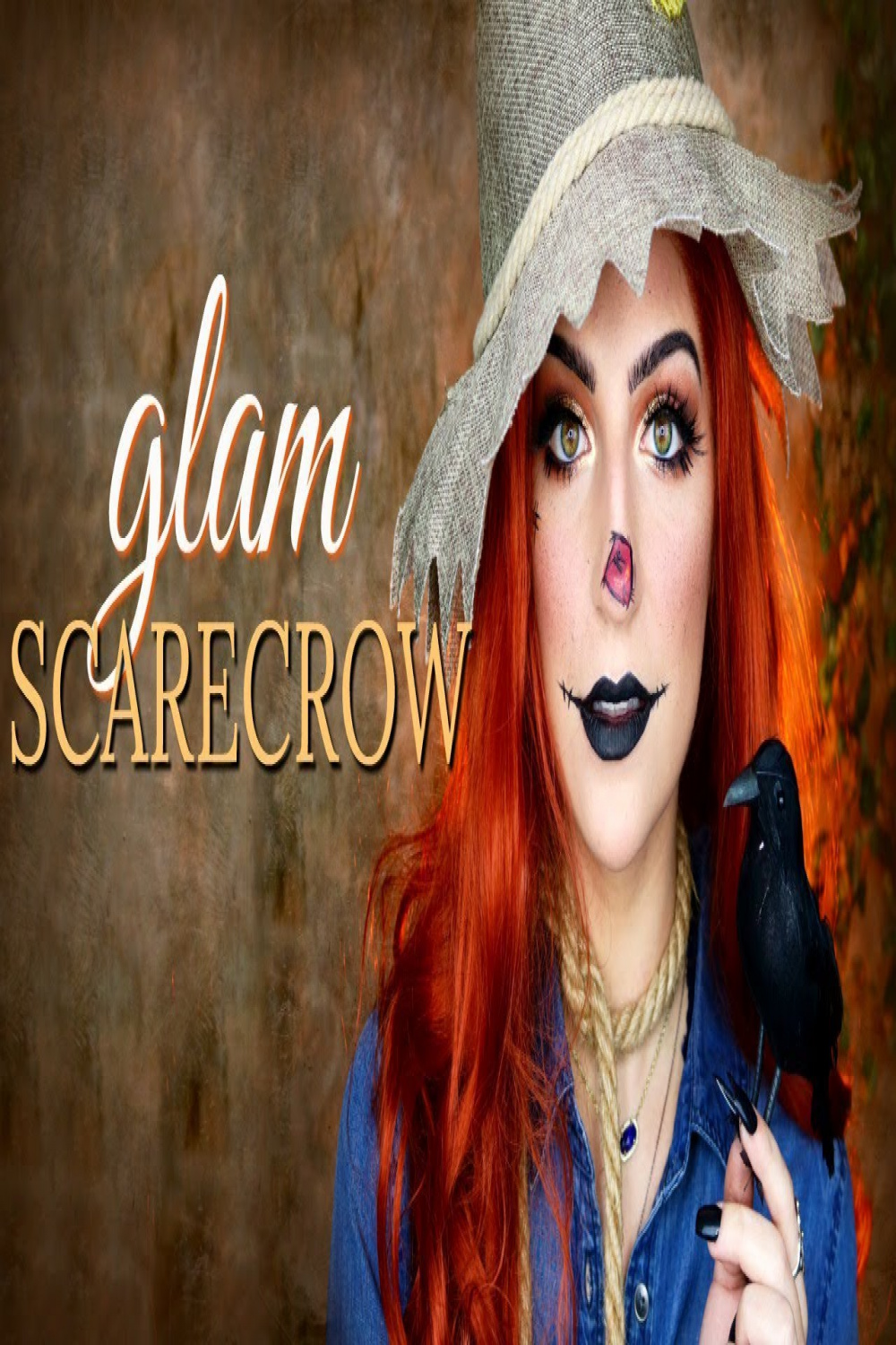 Glam Scarecrow Makeup Tutorial  Halloween   Madalyn Cline