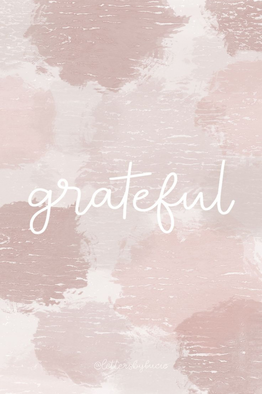 Grateful pink wallpaper for phone, screen saver, lock screen, home