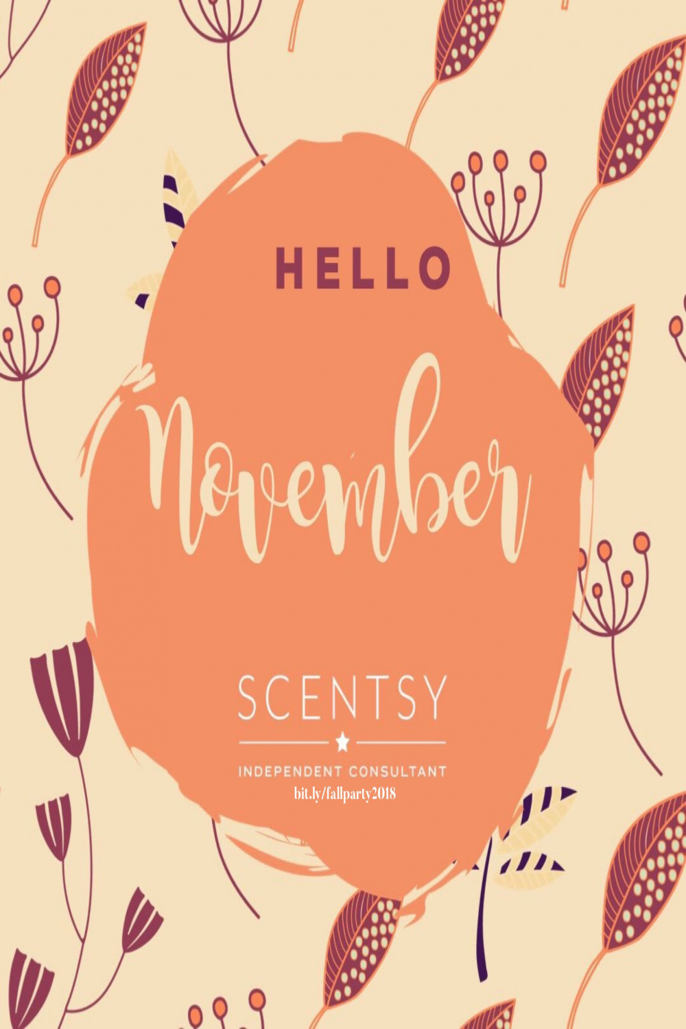 Happy November!!!🍁🍃🎃  Scentsy, Scentsy banner, Scentsy