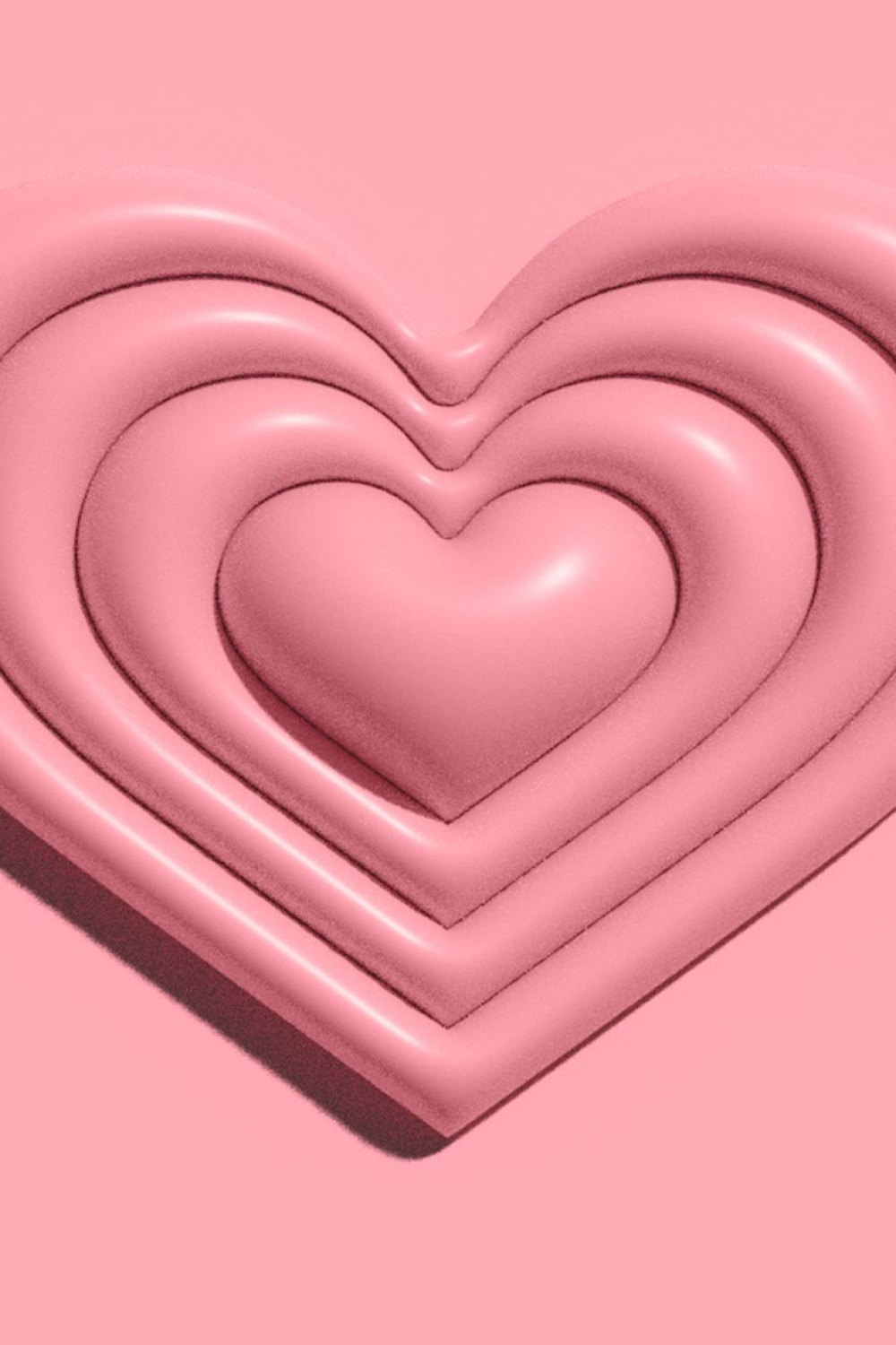 HEART D WALLPAPER PINK AESTHETIC ILLUSTRATOR in 202  Pink