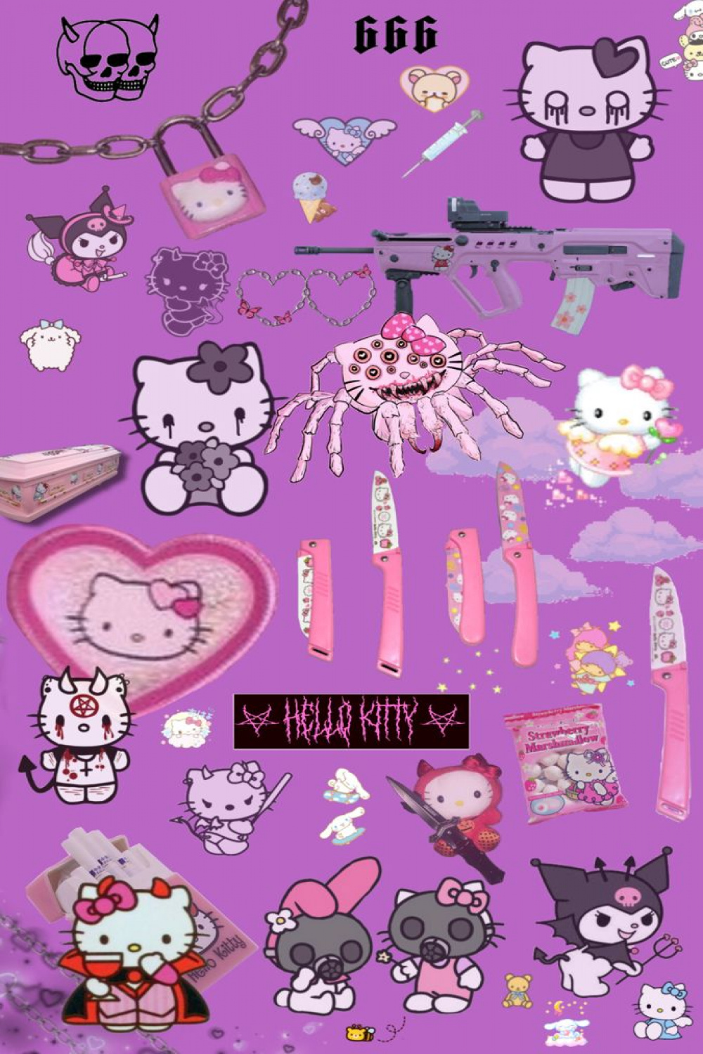 hello kitty  Hello kitty iphone wallpaper, Hello kitty wallpaper