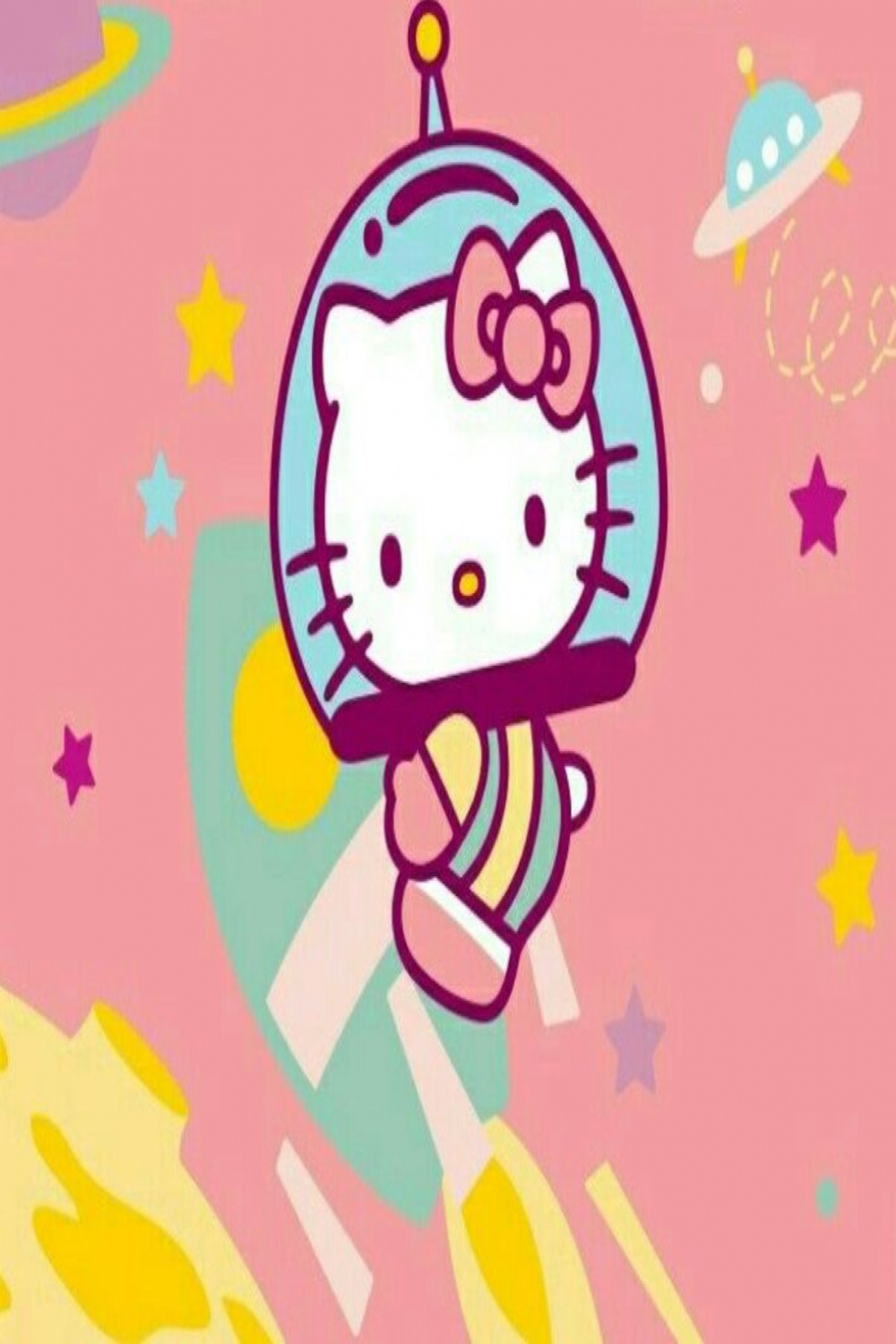 Hello Kitty In Space  Hello kitty colouring pages, Hello kitty