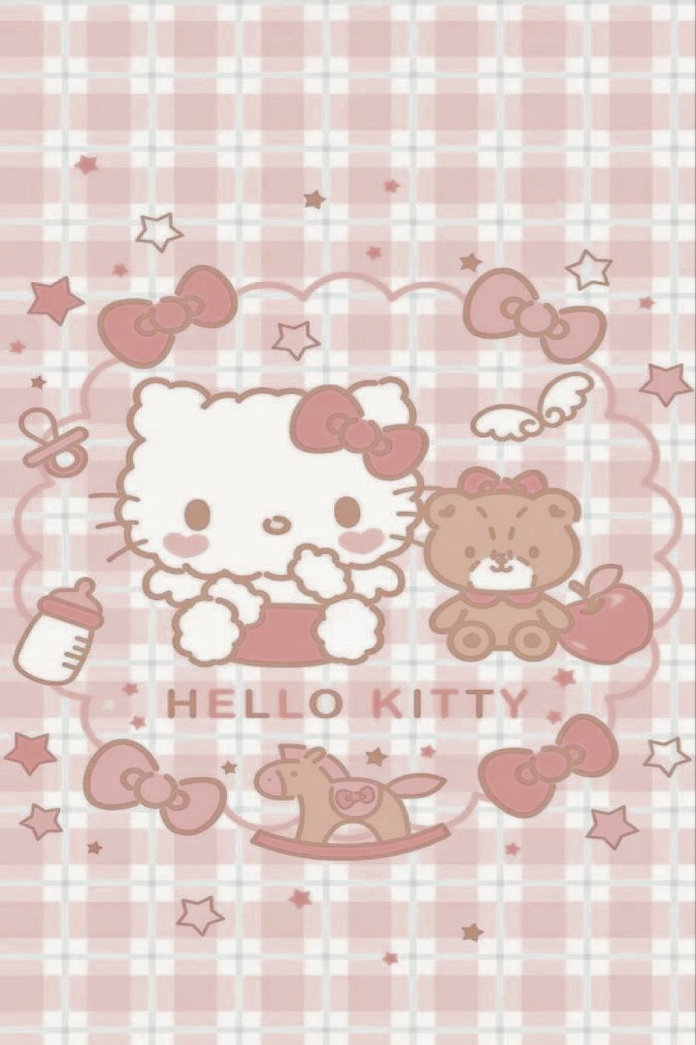 ♡ Hello kitty soft ♡  Walpaper hello kitty, Hello kitty iphone