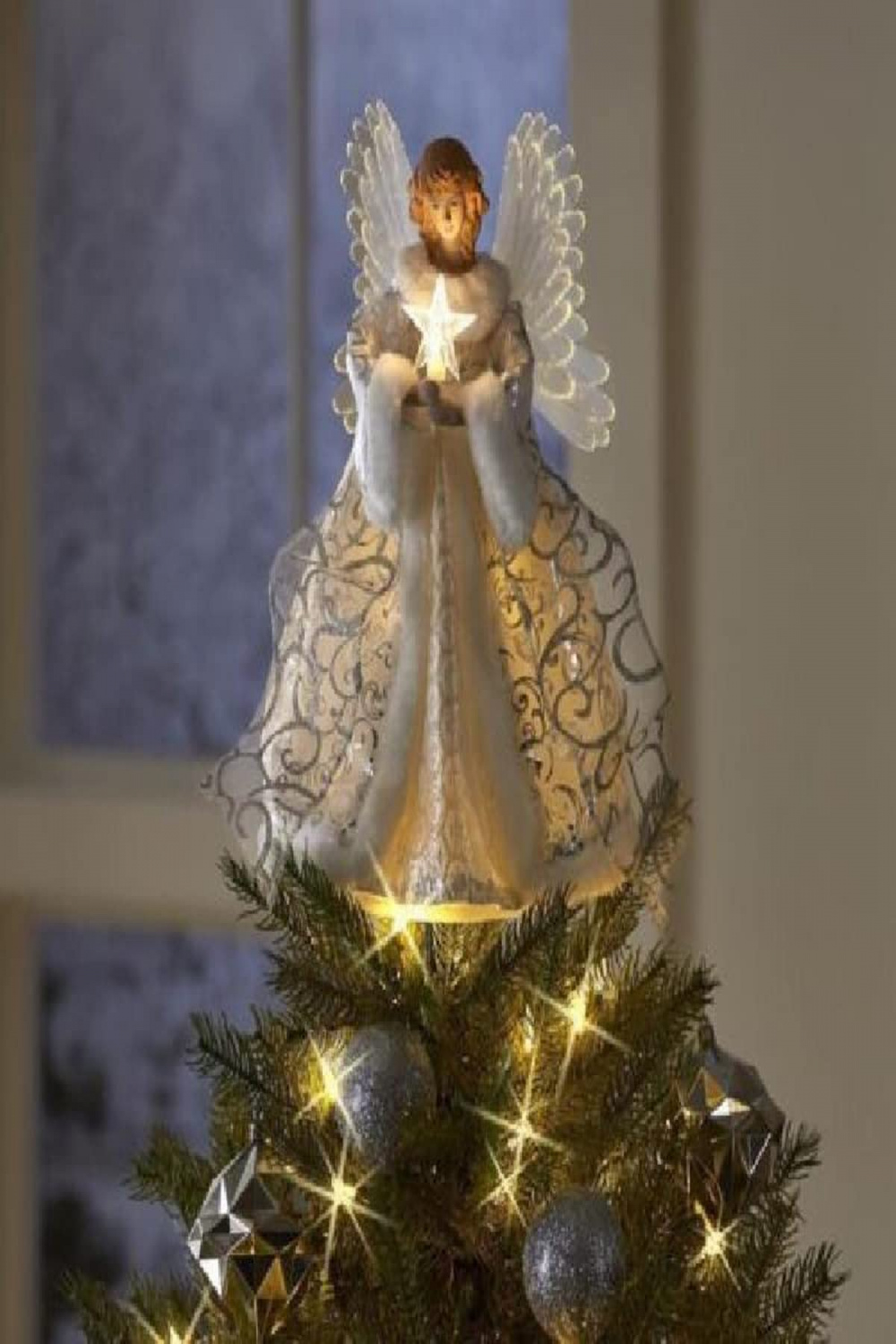 HEZHU Christmas Angel Christmas Tree Decoration Winter Christmas