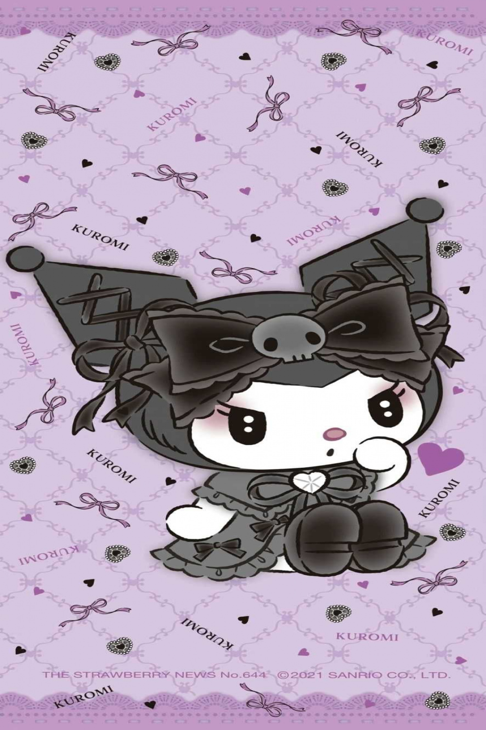 Kuromi Wallpaper Explore more Black Hat, Cute, Kuromi, My Melody