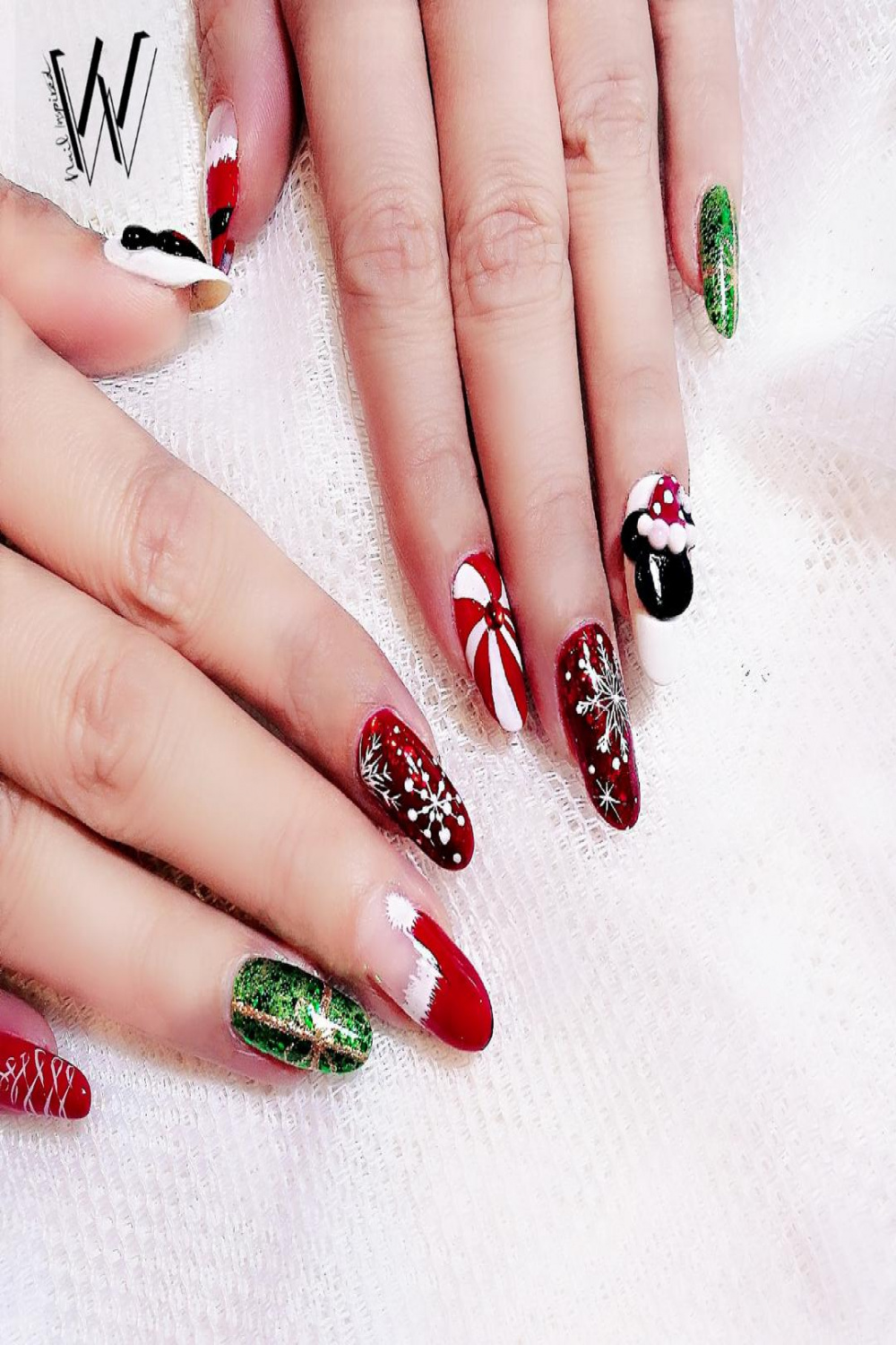 LAST MINUTE :  Christmas Nail Art Design】🎄🎄  WNail