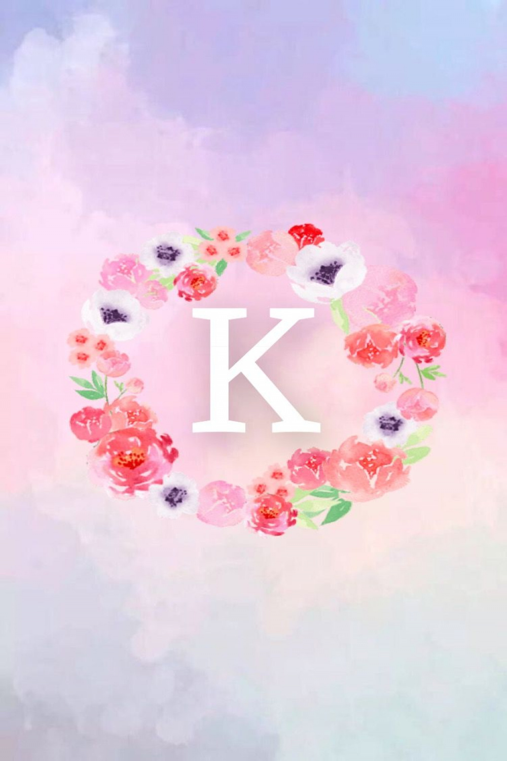 Letter K Wallpaper  Pretty wallpaper iphone, Pink wallpaper