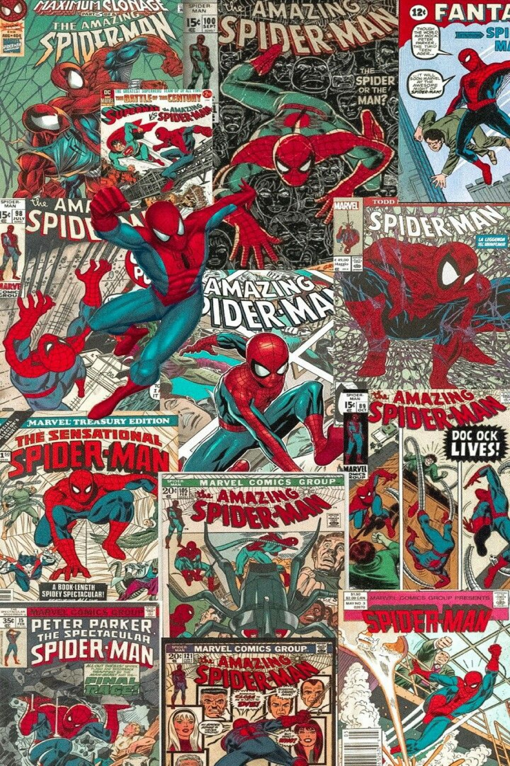 marvel comics lockscreen  Spider Man  Wallpaper  Papel de