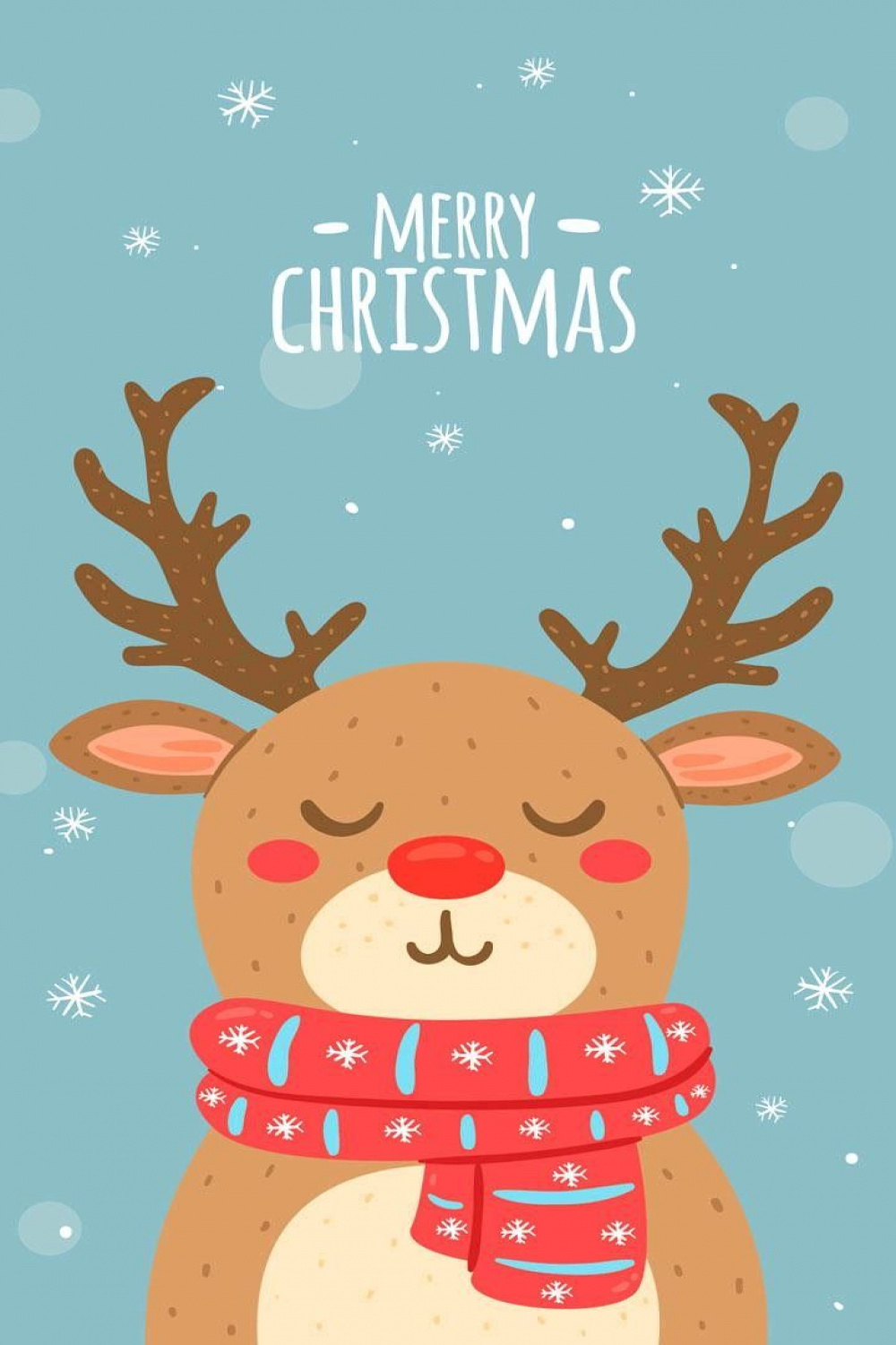 Merry Christmas reindeer wallpaper  Merry christmas wallpaper