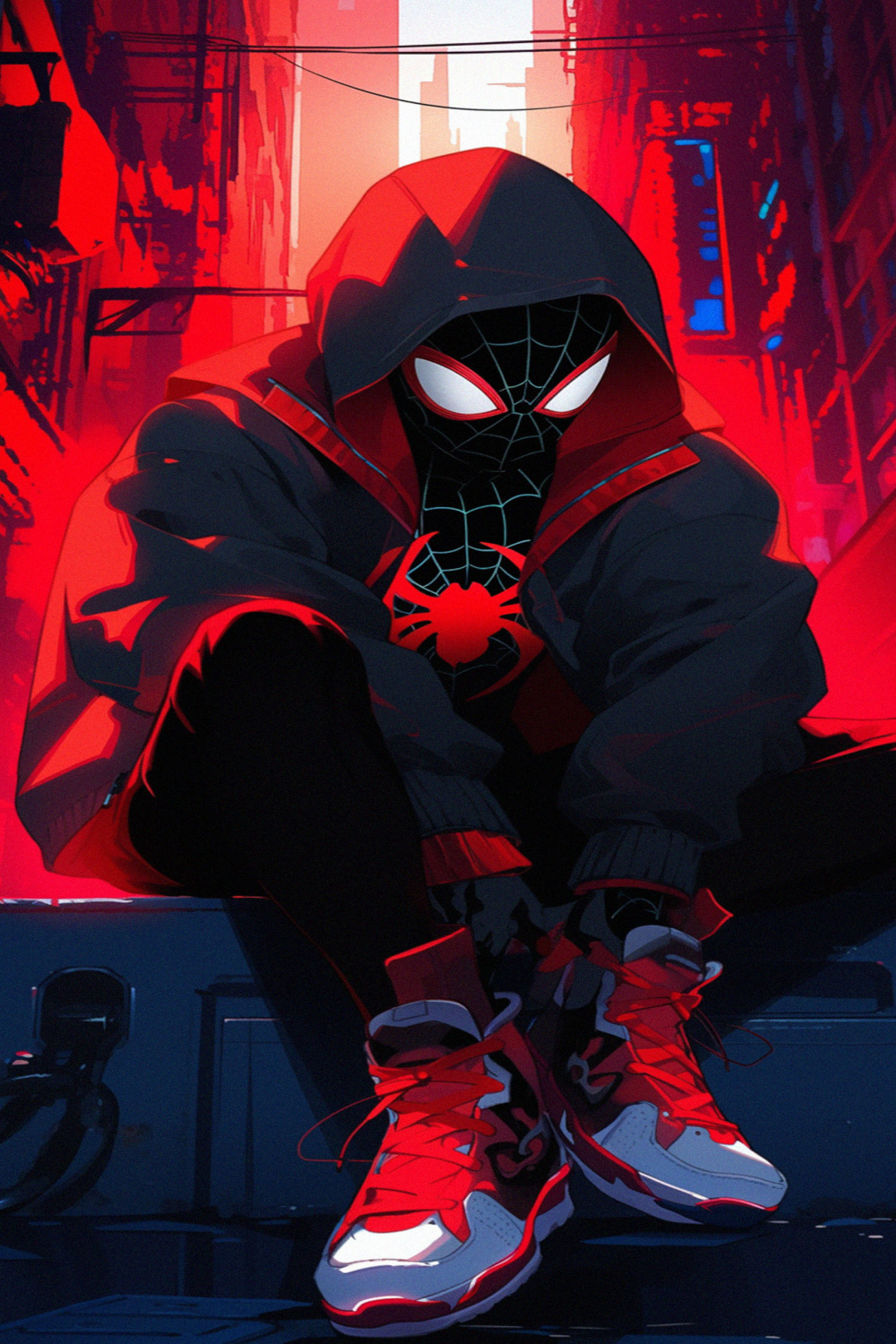 Miles Morales Urban Aesthetic Wallpapers - Spider-Man Wallpapers