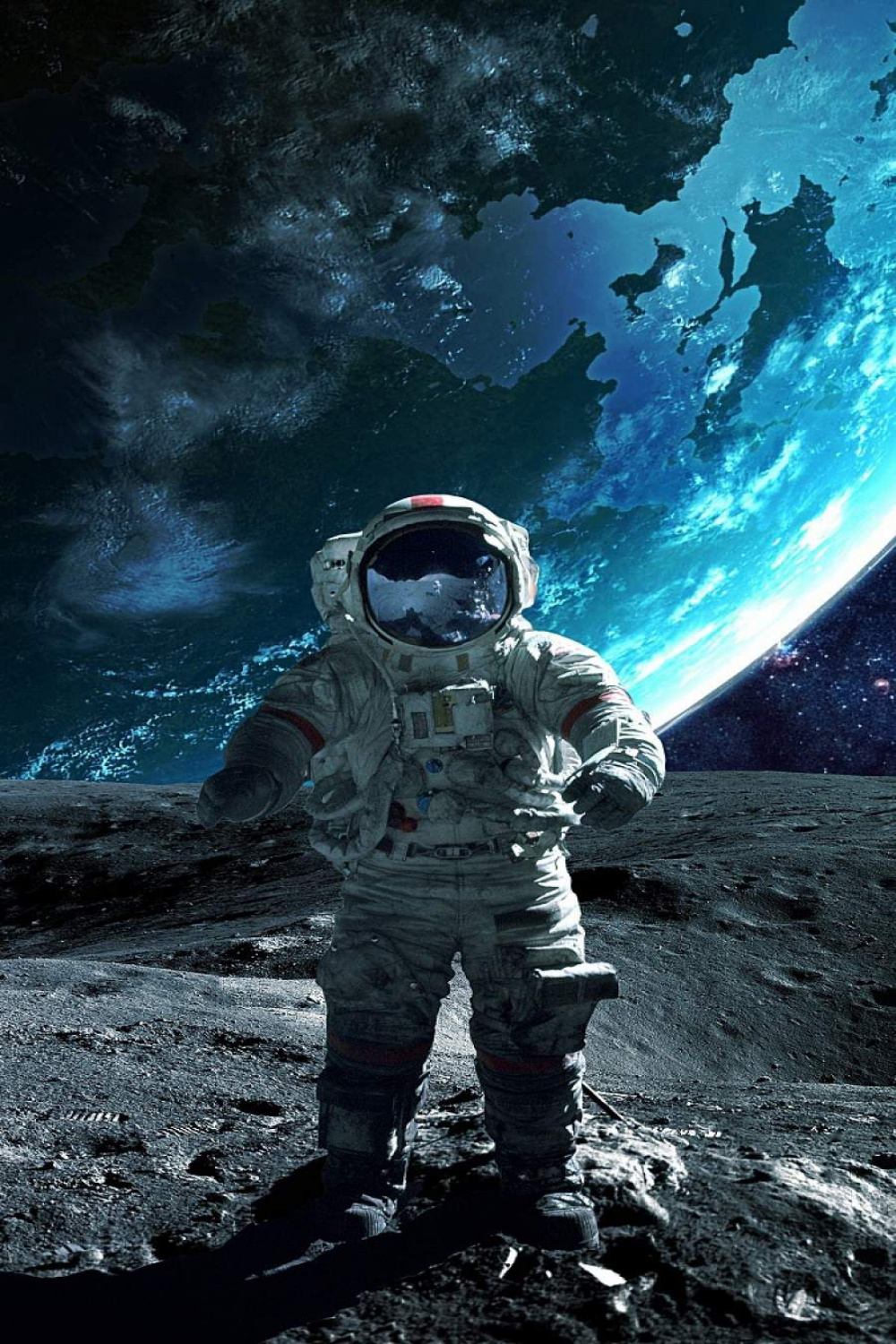 Moon Astronaut iPhone Wallpaper  Desenho de astronauta