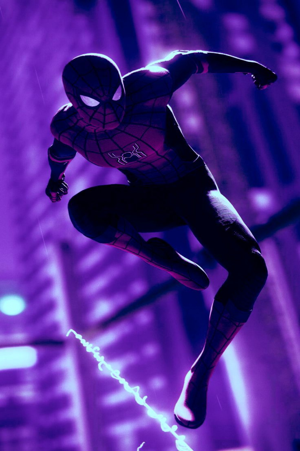 neon purple  Spiderman pictures, Spiderman painting, Spiderman theme