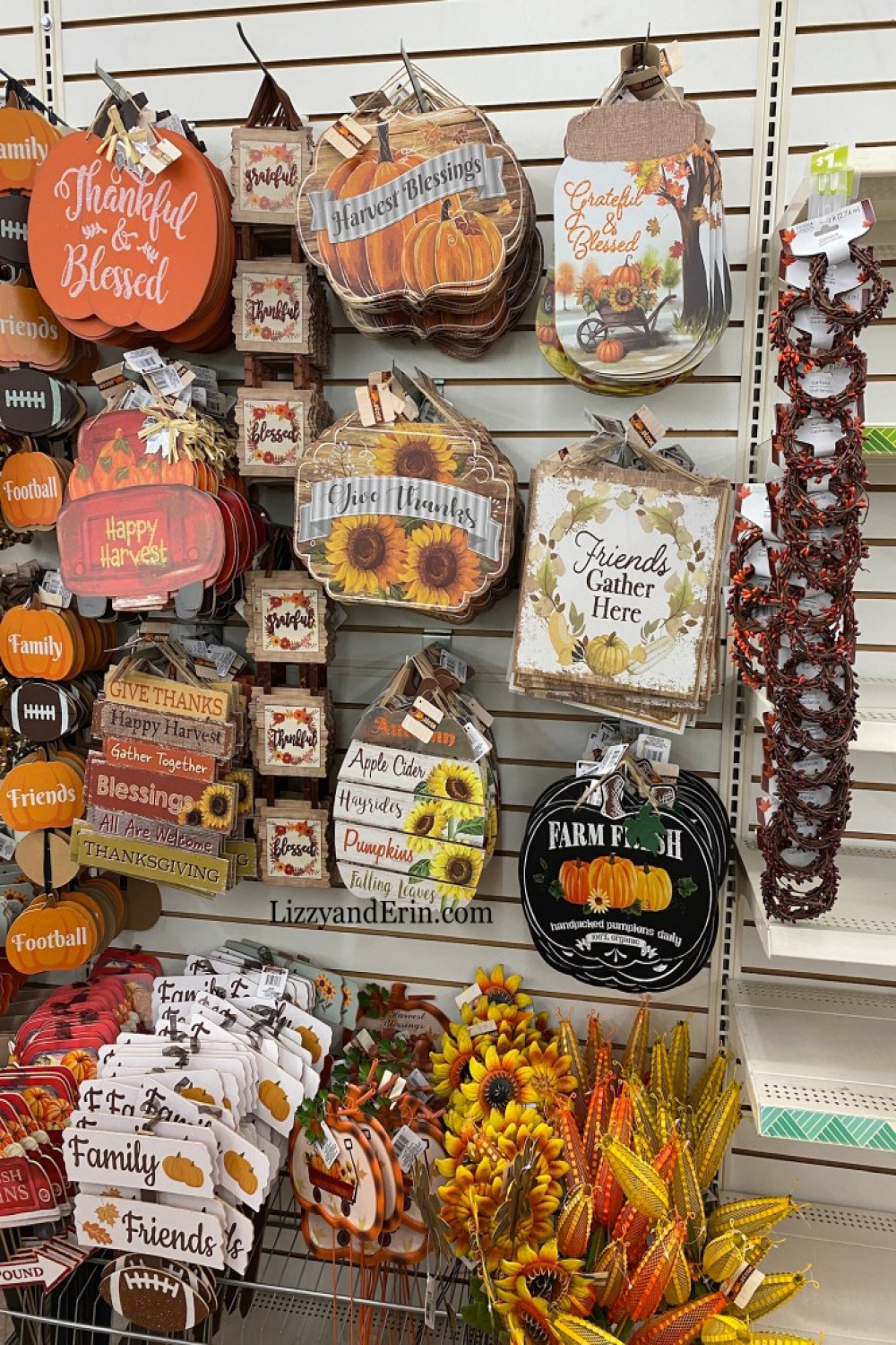 NEW Dollar Tree Fall Decorations  – Lizzy & Erin