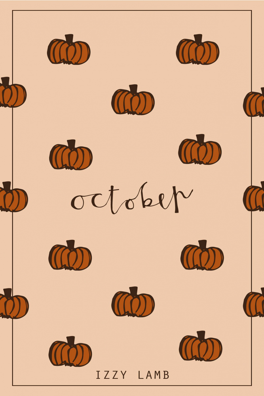 October  Halloween wallpaper cute, October wallpaper, Cute fall