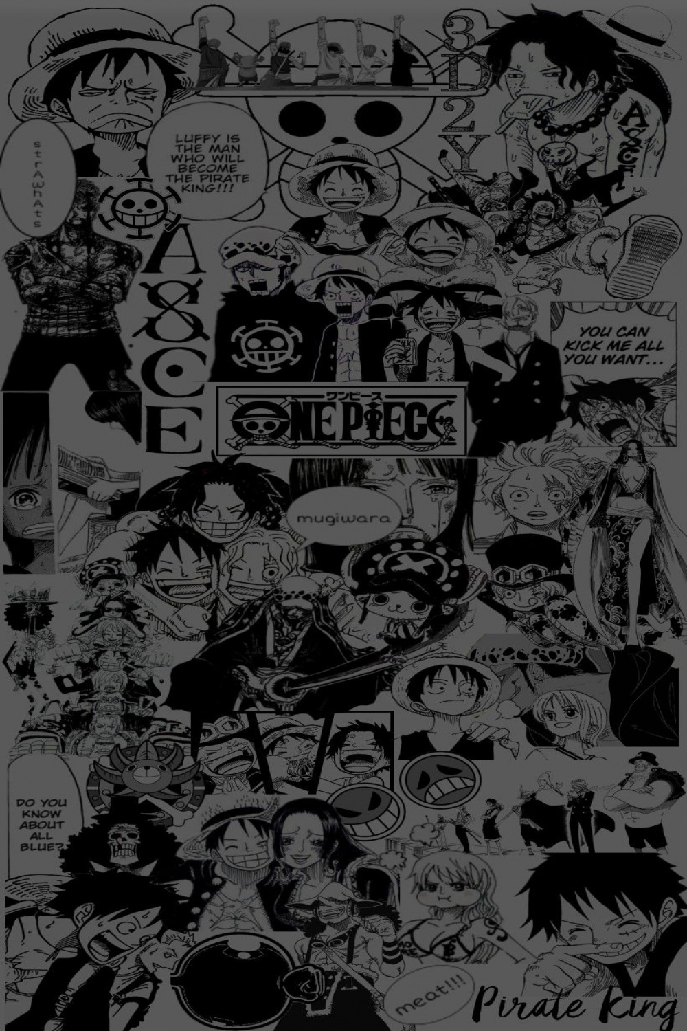 One Piece Manga Wallpaper  Gambar seni ilustrasi, Seni mesir