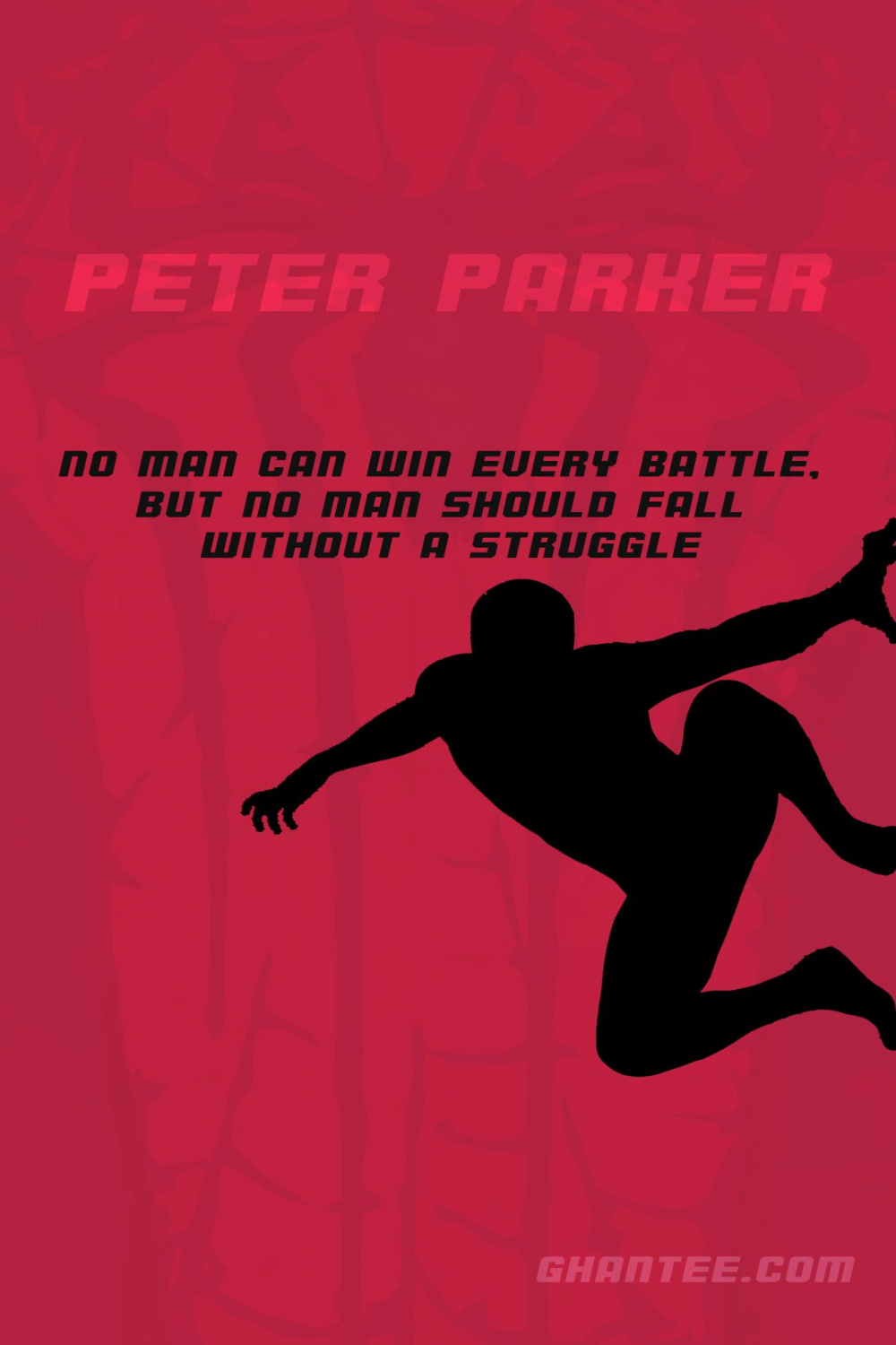 peter parker spiderman quote hd phone wallpaper  Hd quotes