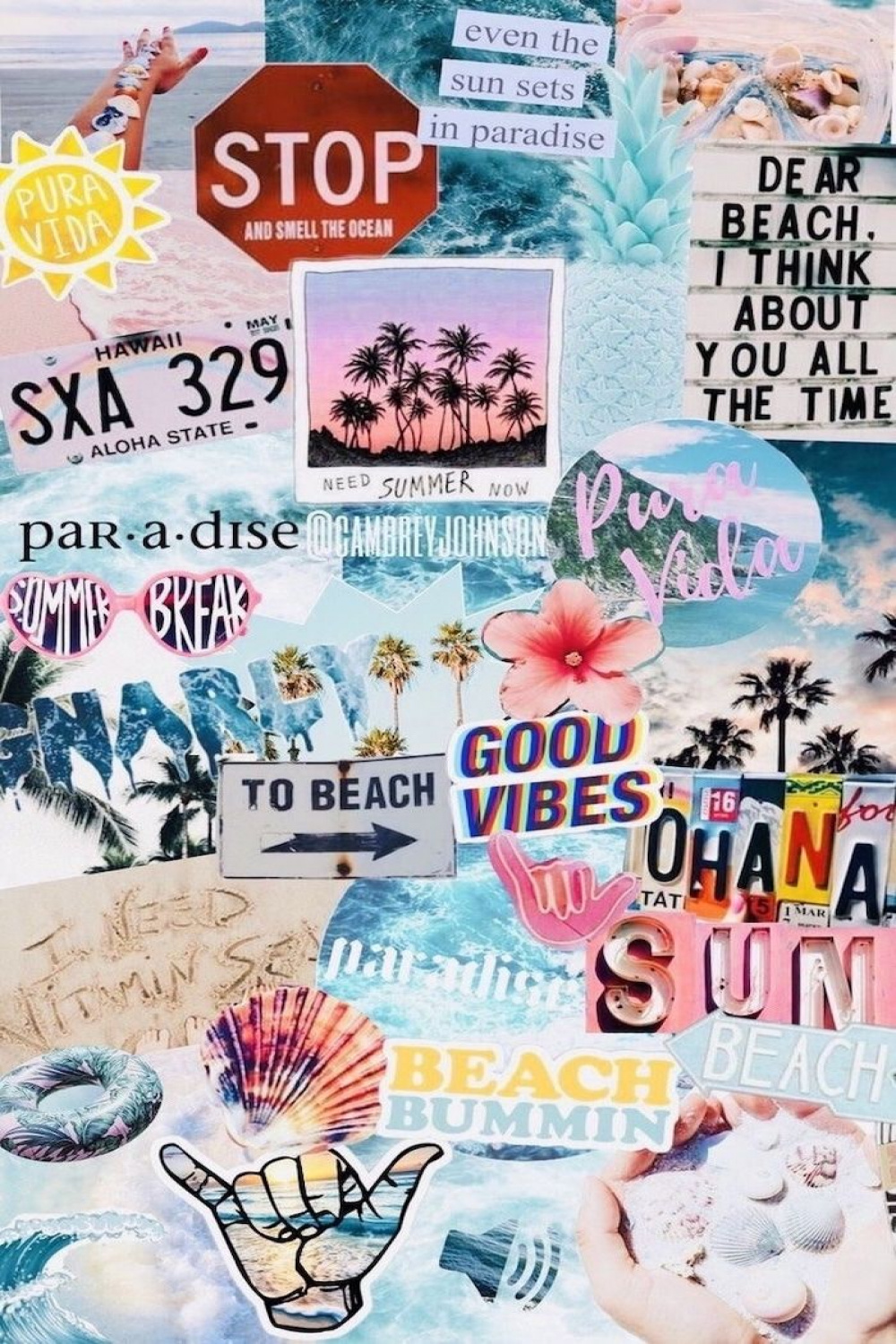 photo collage, beach vibes, beach photos, cute backgrounds, good