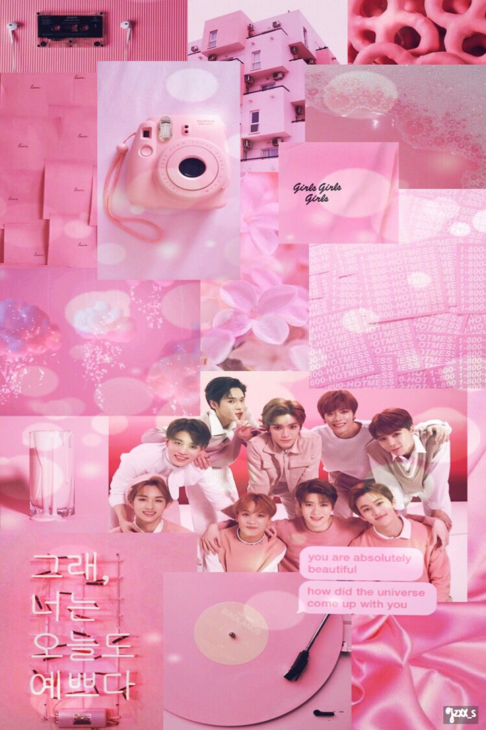 Pink NCT wallpaper edit  Wallpaper ponsel, Bunga, Selebritas