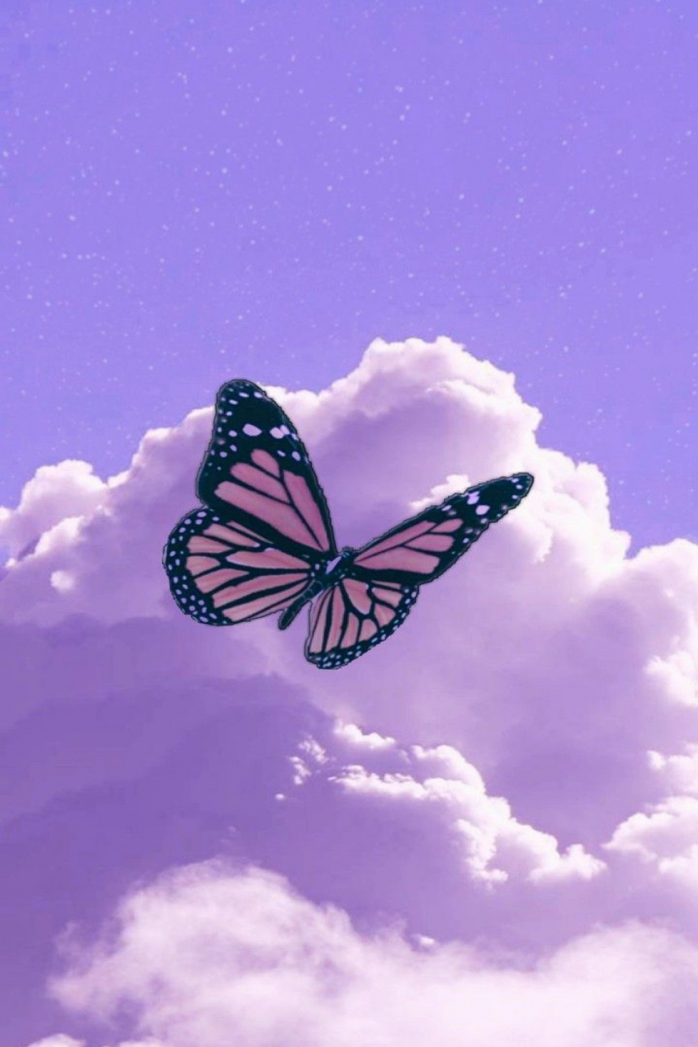 Purple butterfly wallpaper  Purple butterfly wallpaper, Purple