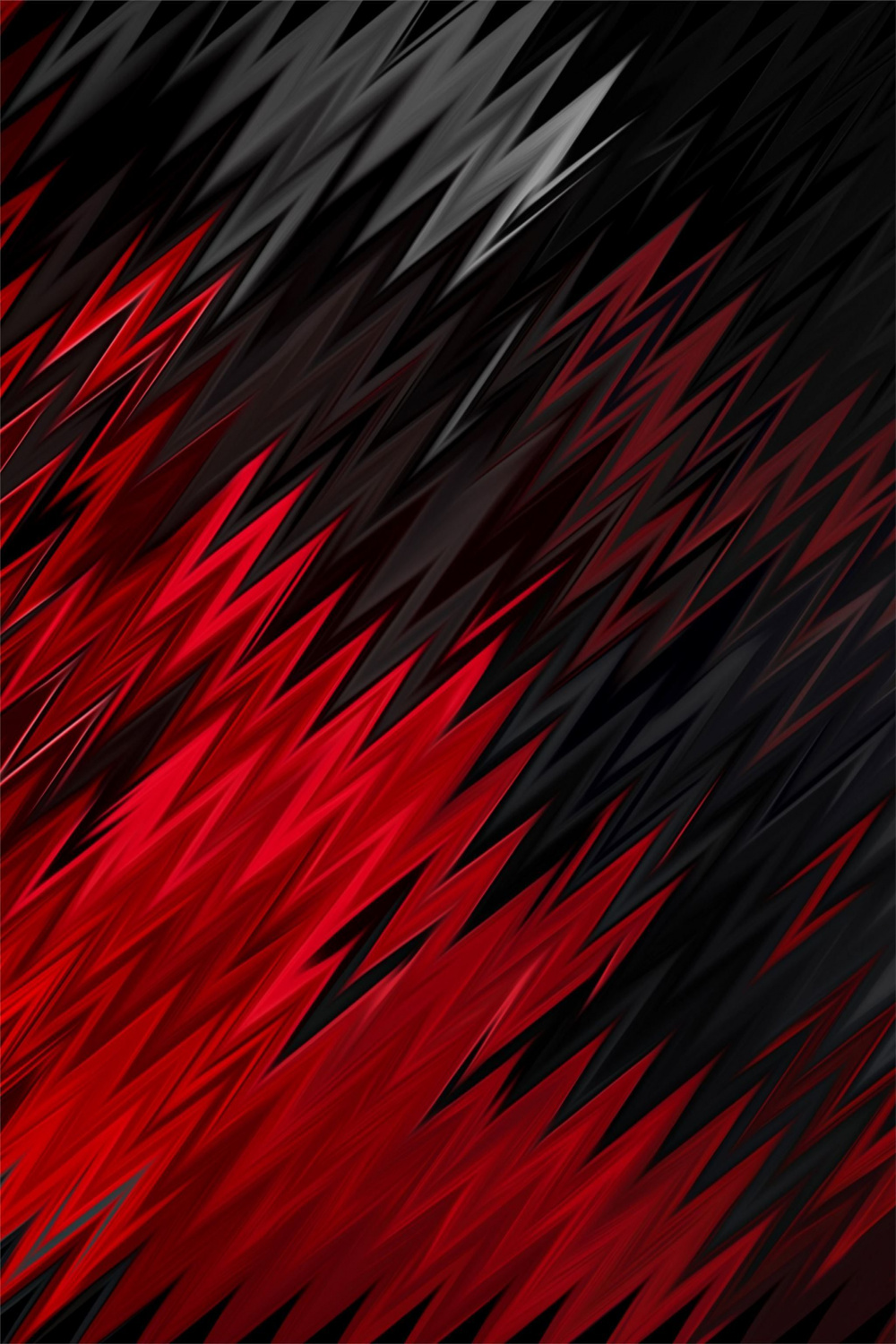 red black sharp shapes #abstract #artist #artwork #digitalart #k