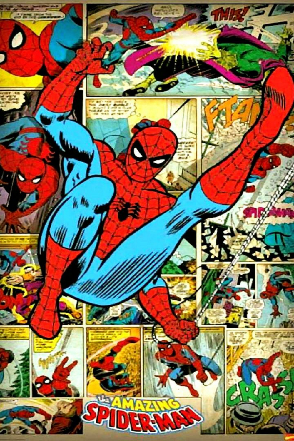 Retro Spider-Man  Marvel spiderman art, Spiderman comic art