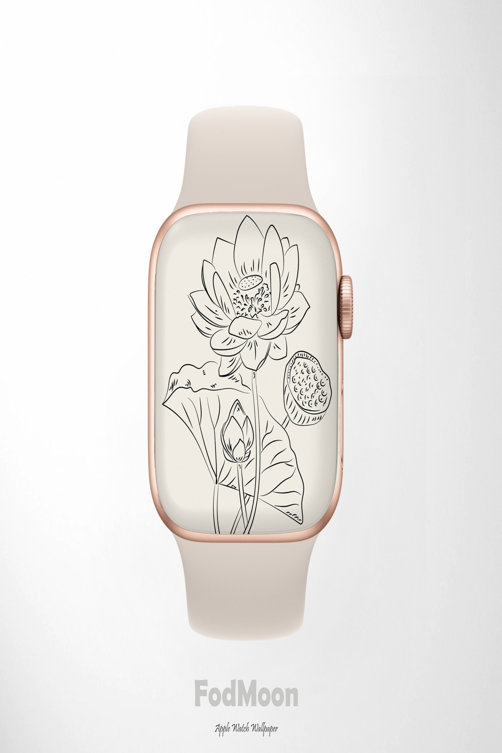 Seerose Wallpaper für Apple Watch Apple Watch Face Uhr - Etsy