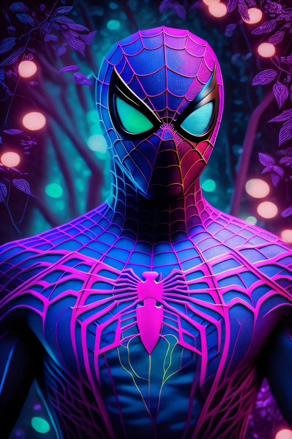 Spider man neon in   Spiderman art, Spiderman, Marvel