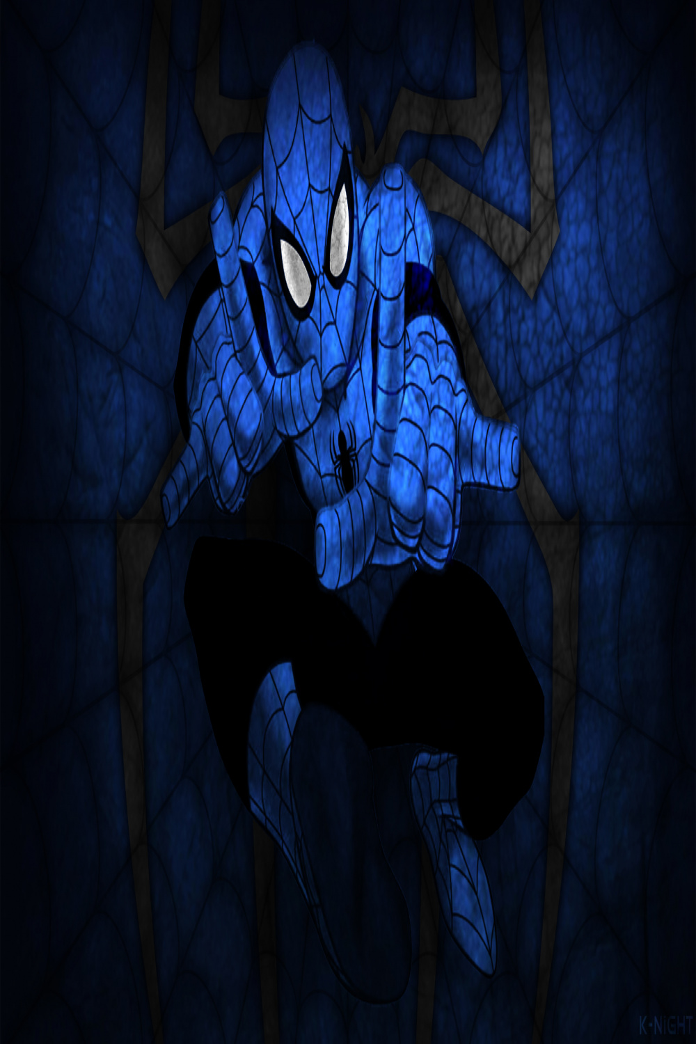 Spider-Man Wallpaper Blue by JackTheKnight on DeviantArt