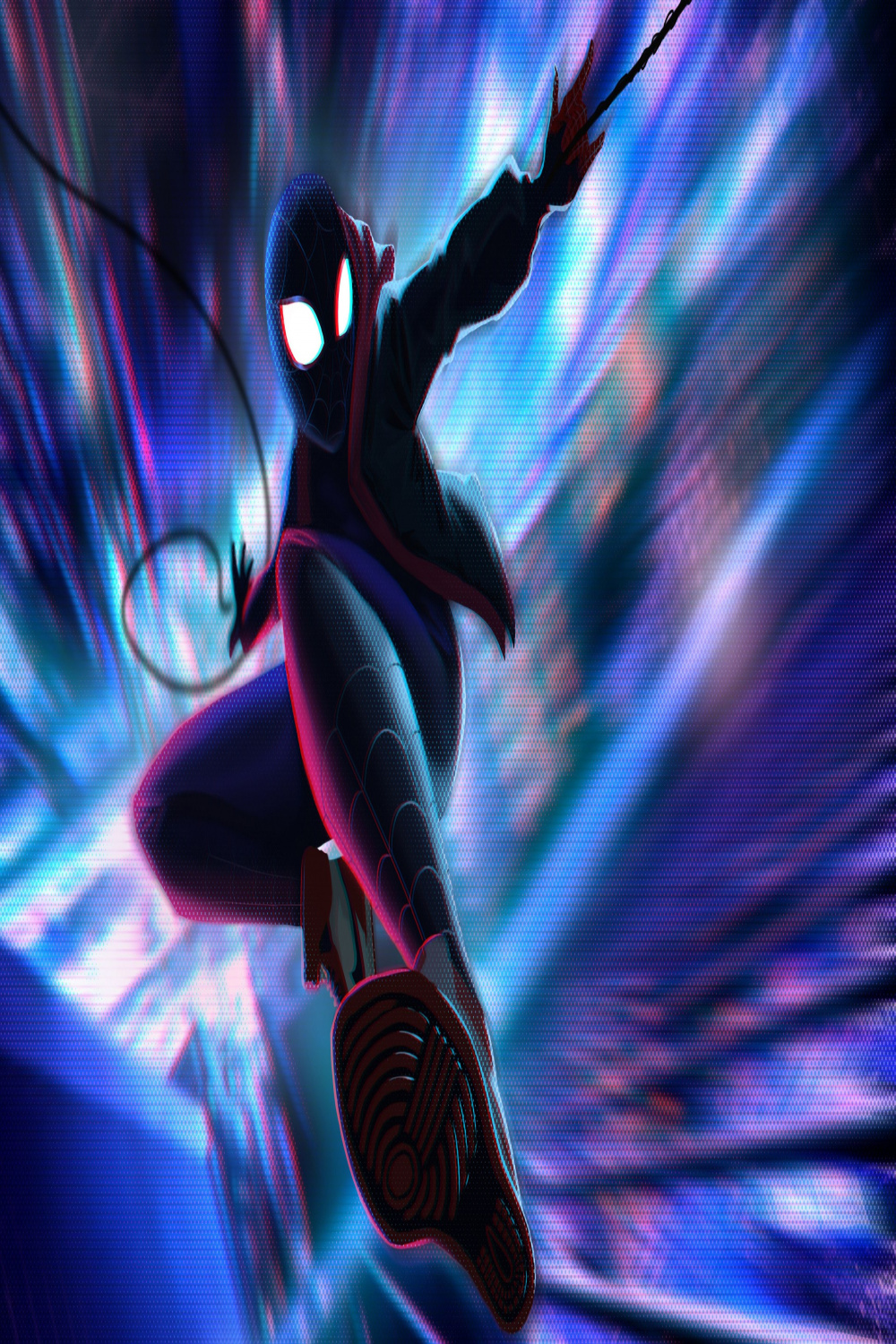 Spiderman Miles Morales Jump k superheroes wallpapers, spiderman