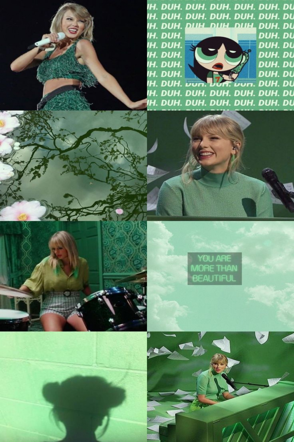 TAYLOR SWIFT AESTHETIC GREEN  Taylor swift lyrics, Taylor swift