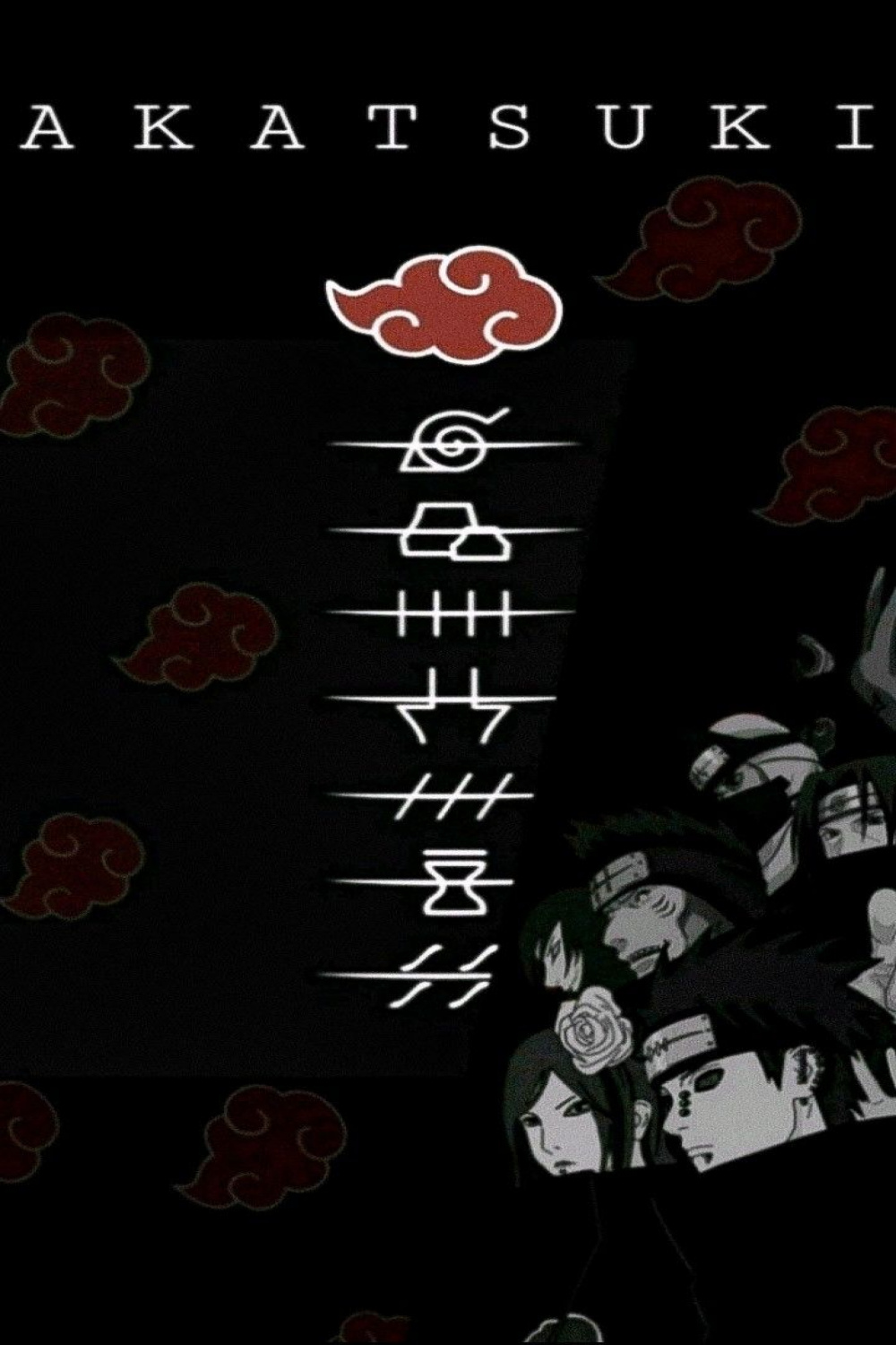 Wallpaper Akatsuki iphone  Akatsuki, Anime akatsuki, Mangekyou