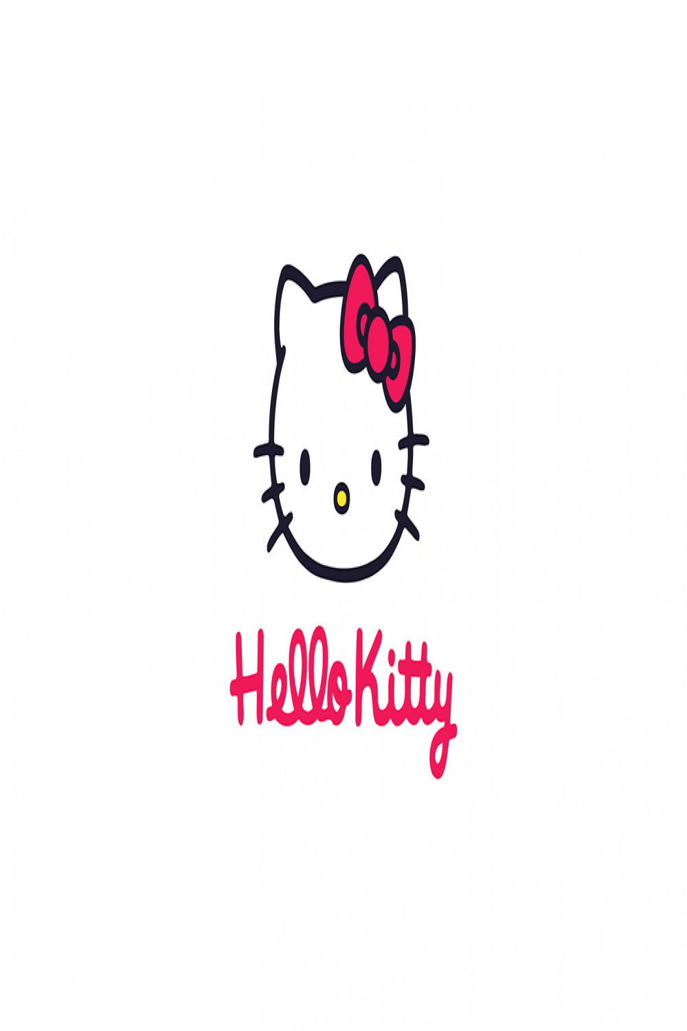 wallpaper for desktop, laptop  aq-hello-kitty-logo-art-cute-white