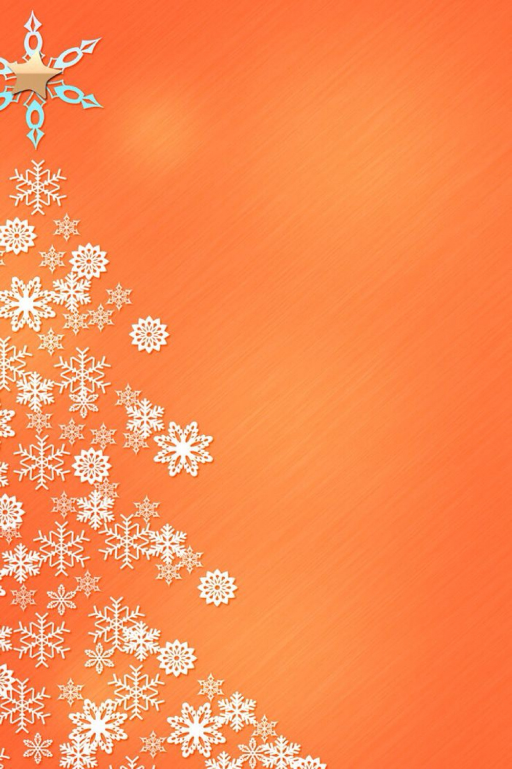 Wallpaper iPhone Christmas tree orange  Wallpaper iphone